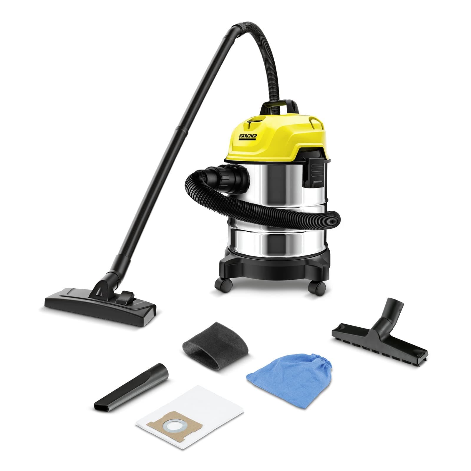 Karchar Multi-purpose Vacuum cleaner WD1S CLASSIC 18L, Stainless steel material - 1500 W