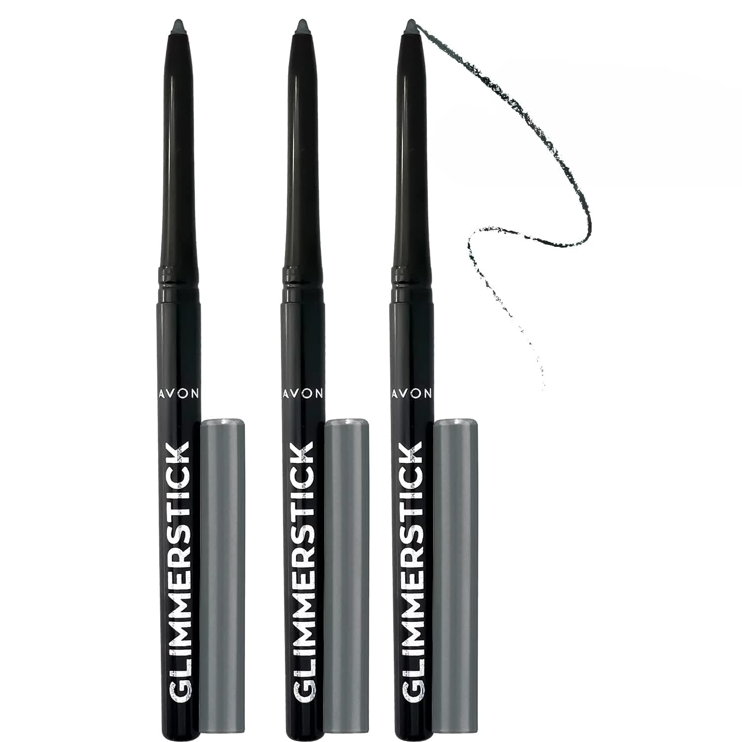 Avon Glimmerstick Eyeliner in Gray - 3 Pack