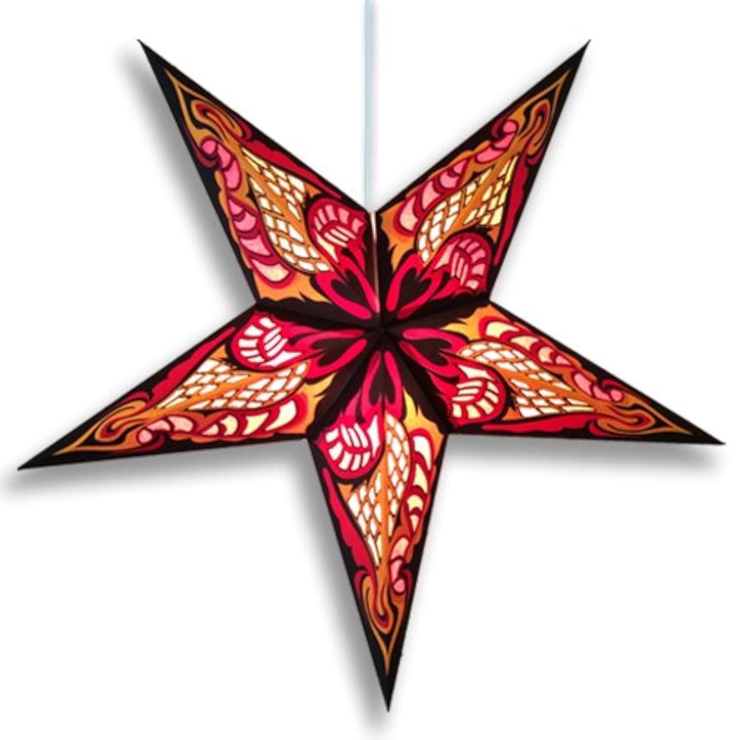 Hydra Red Paper Star Lantern