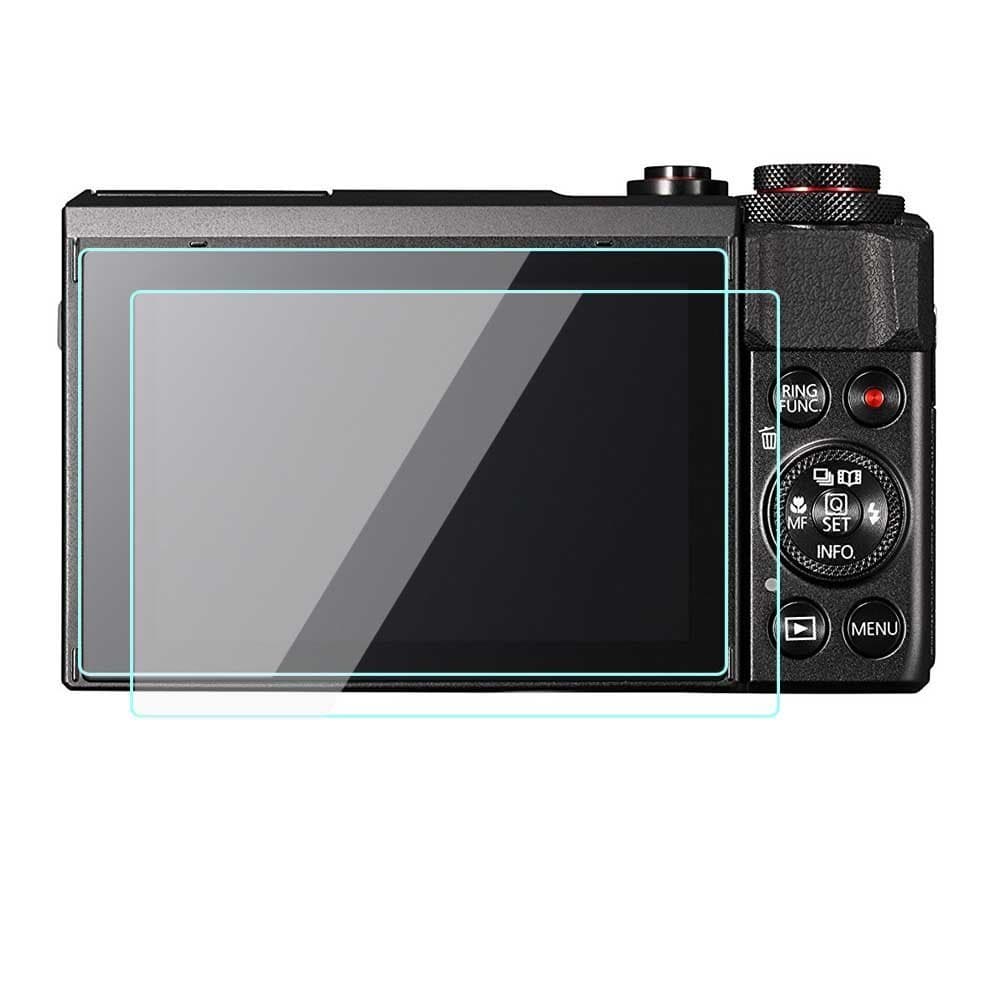 2 Pack Canon PowerShot G7 X Mark II G9 X Camera Screen Protector Tempered Glass for Canon PowerShot G7 X Mark II G9 X Digital SLR Camera