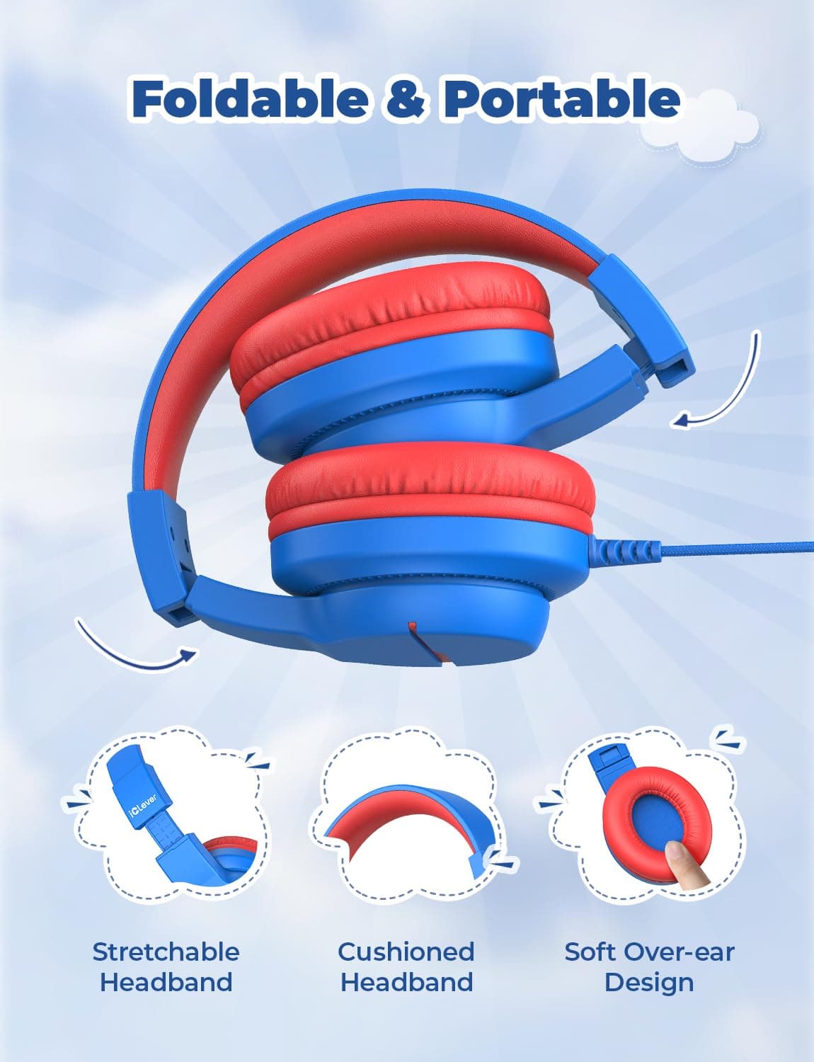 Kids Headphones Wired HS19