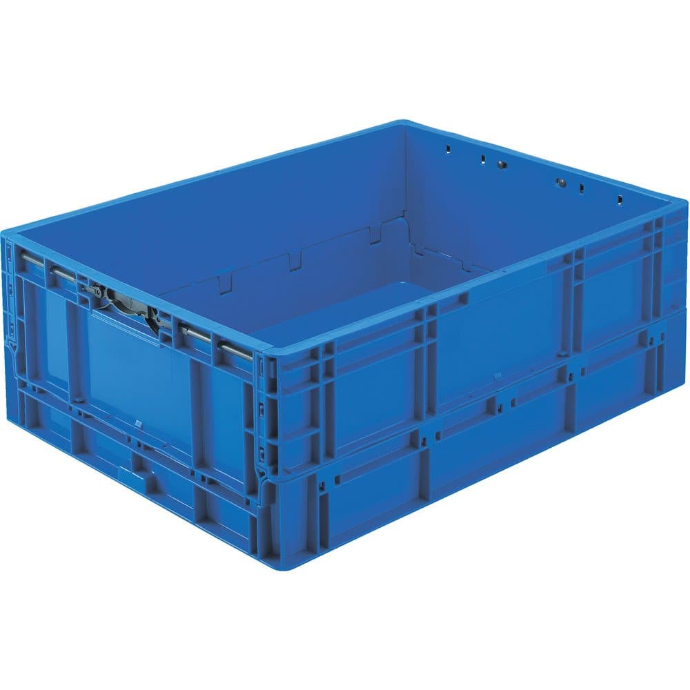 TRUSCO TPO-462.5-DB TPO Shaped Folding Container, TP Standard, 13.2 gal (63 L), Dark Blue