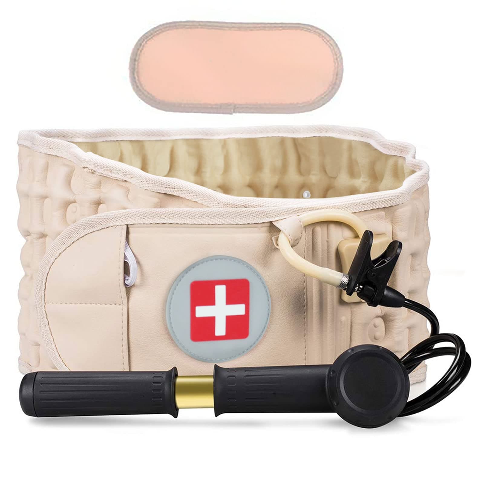 Decompression Back Belt Waist Brace Spinal for Lower Back Pain Relief - Lumbar Air Traction Device for Adult, Lumbar Decompression Belt One Size Fits 29-49 Waist