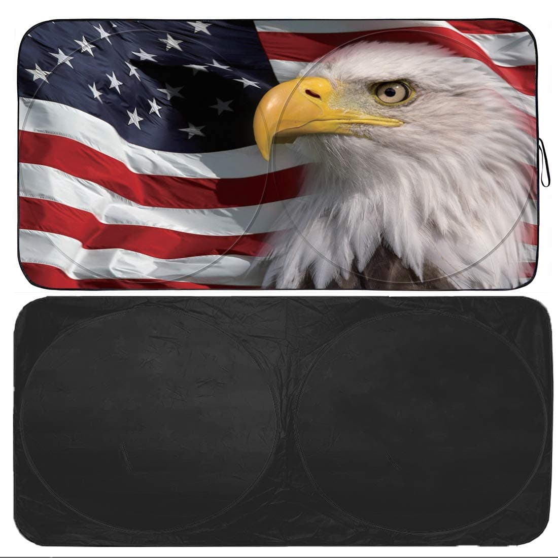 GvenWindshield Sun Shade, Car Front Window Shades Cute Sunshade Windshield Cover Sun Visor Shield Block Automotive Interior Protector Blocks UV Rays for Car Pickup Truck SUV Accessories for Men Women