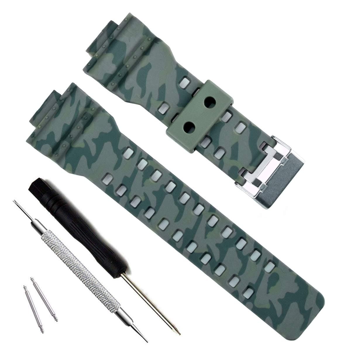 MyTime OliBoPo Replacement Strap for Casio Men's G-Shock GD120/GA-100/GA-110/GA-100C
