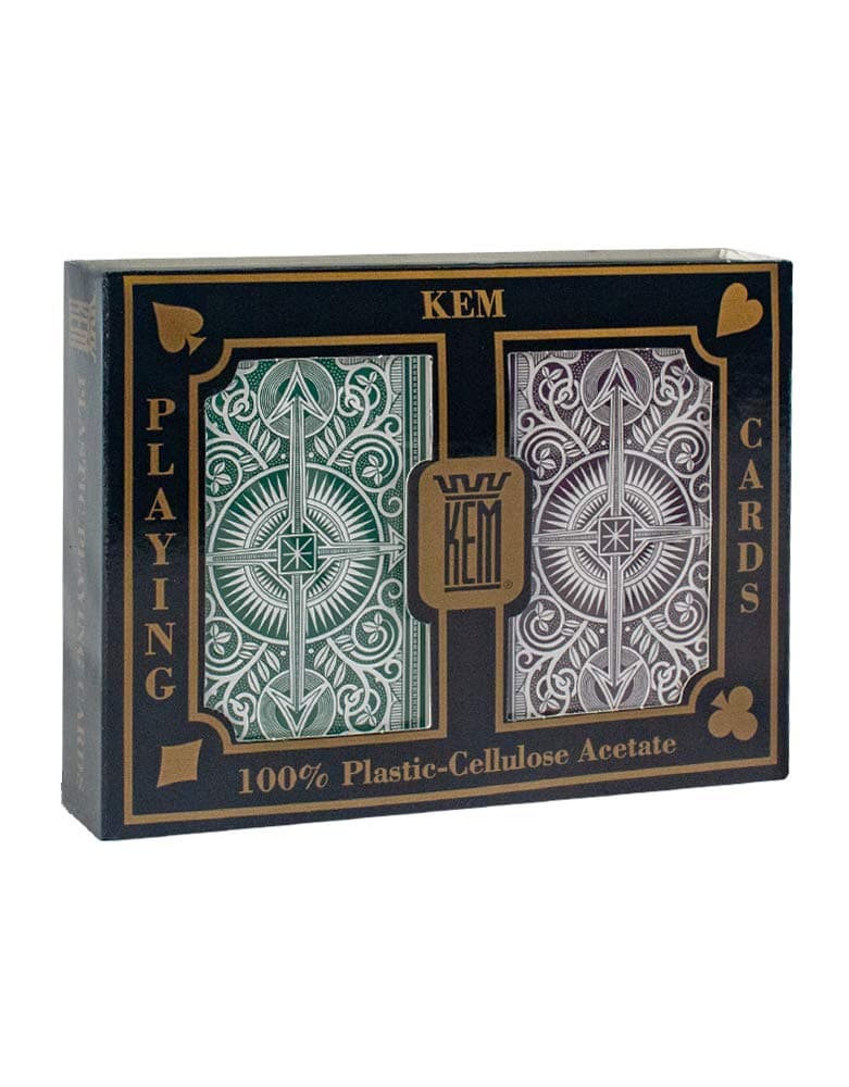 KEM Arrow Red and Blue, Bridge Size- Standard Index Playing Cards