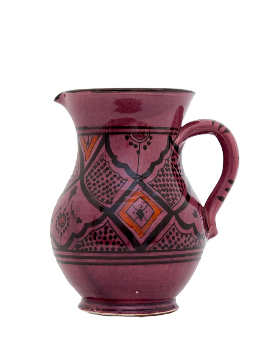 SAFI Moroccan Ceramic Jugs (Purple)