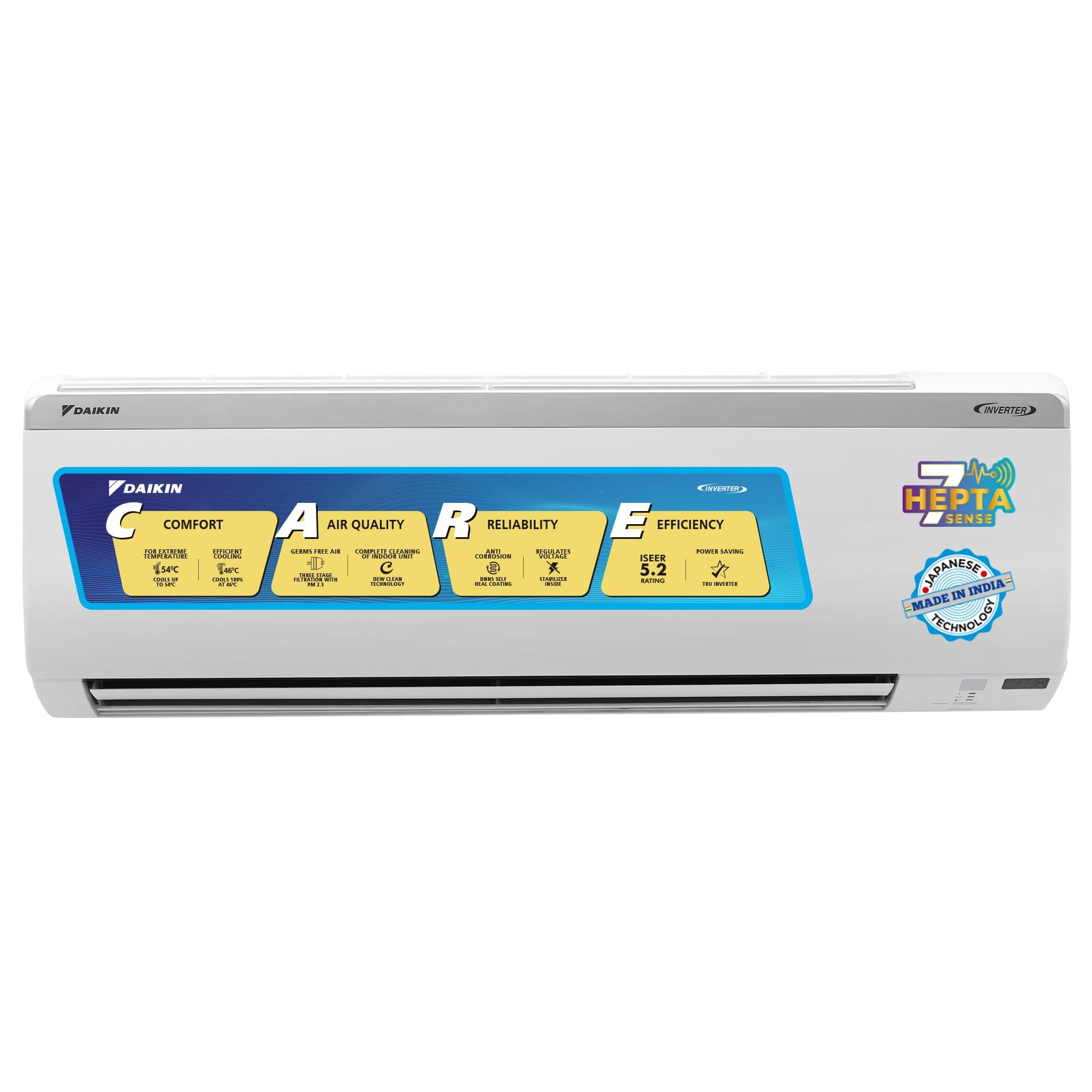 Daikin 1 Ton 5 Star Inverter Split AC (Copper, PM 2.5 Filter, 2022 Model, MTKM35U, White)
