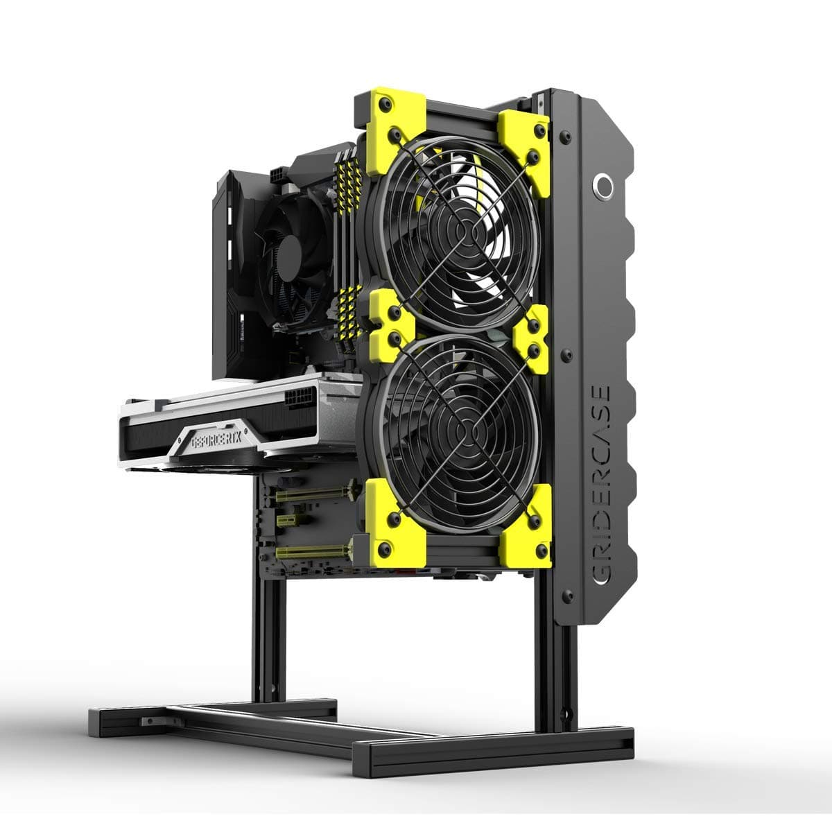 Veddha Grider Case GCA1 Open-Air Cooling Design PC Gaming Desktop Case