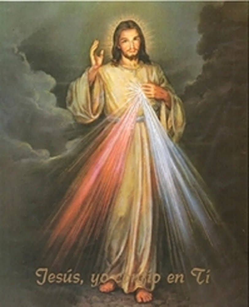 Divine Mercy Framing Print 8" X 10" Spanish
