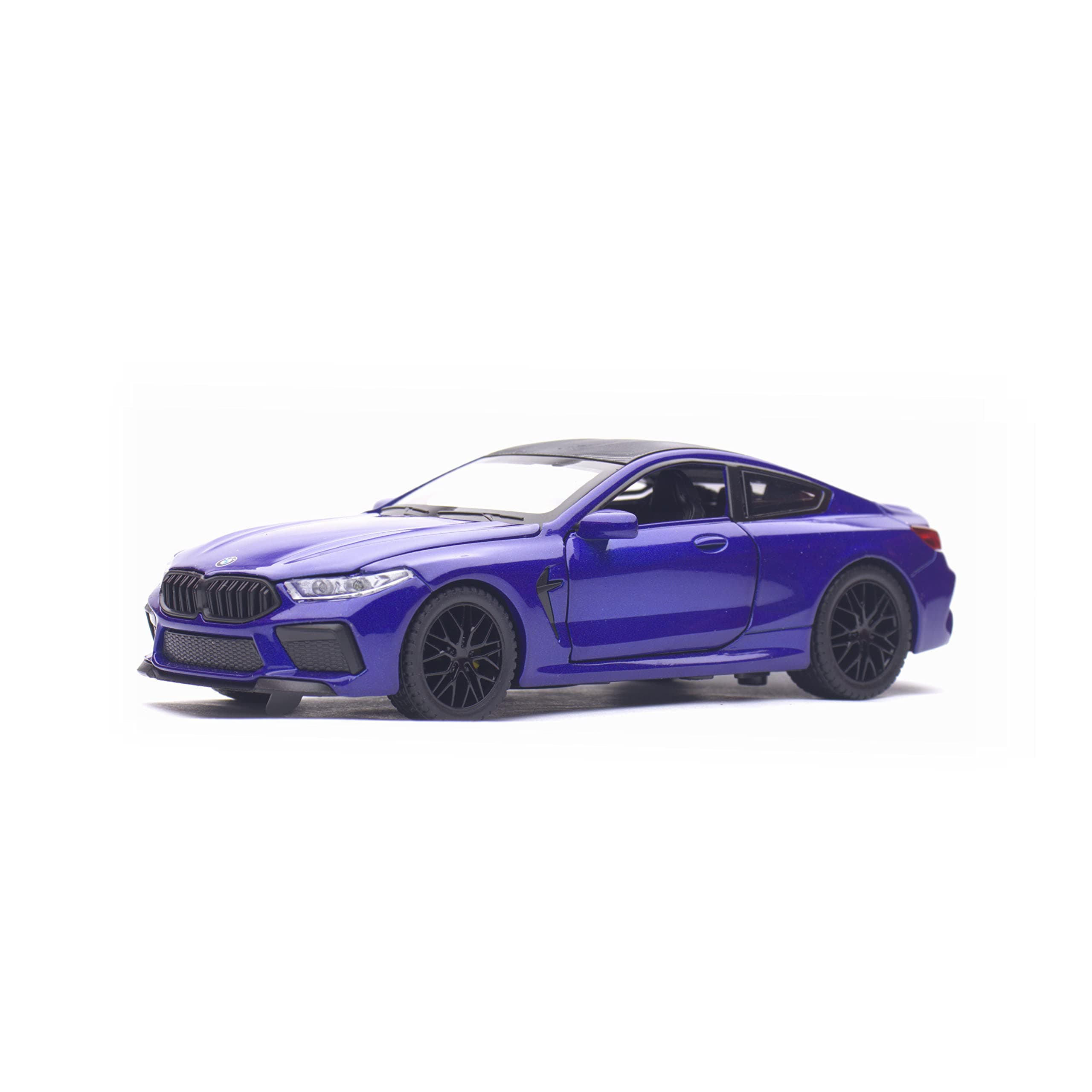 BMW M8 Competition Coupe Blue Scale Pullback Action Die Cast Metal Model Toy Race Car zinc alloy metal boy gift birthday present collectibles