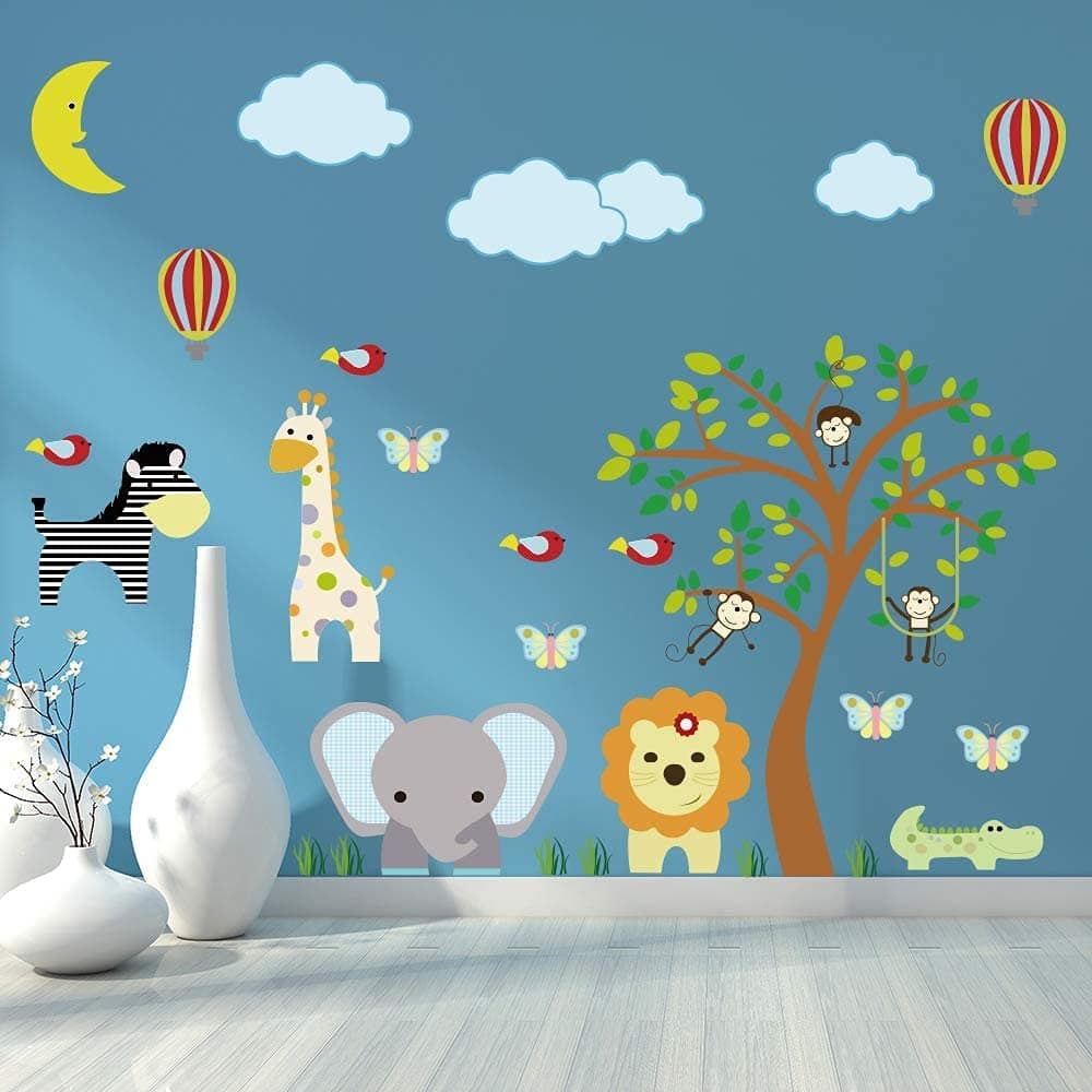 Jungle Animal Wall Stickers