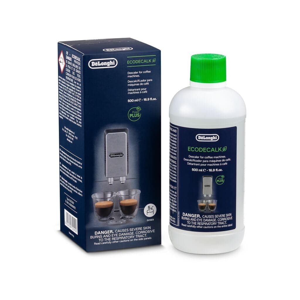 DeLonghi EcoDecalk Natural Descaler For Coffee Machines, 500 ml - 16.9fl.oz.