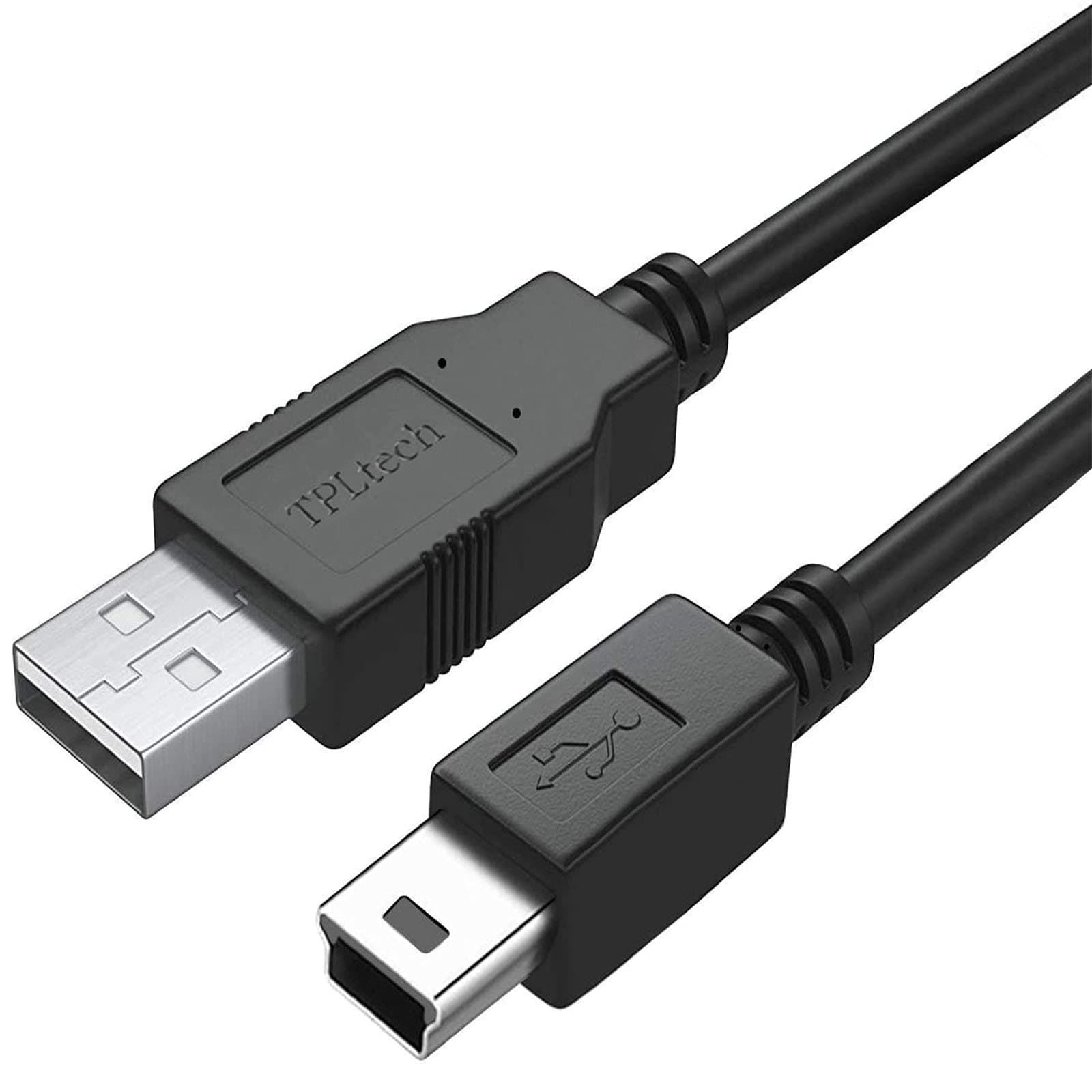 TPLTECH 10 Ft USB Cable for Yeti and Snowball USB Mics, Blackout Edition