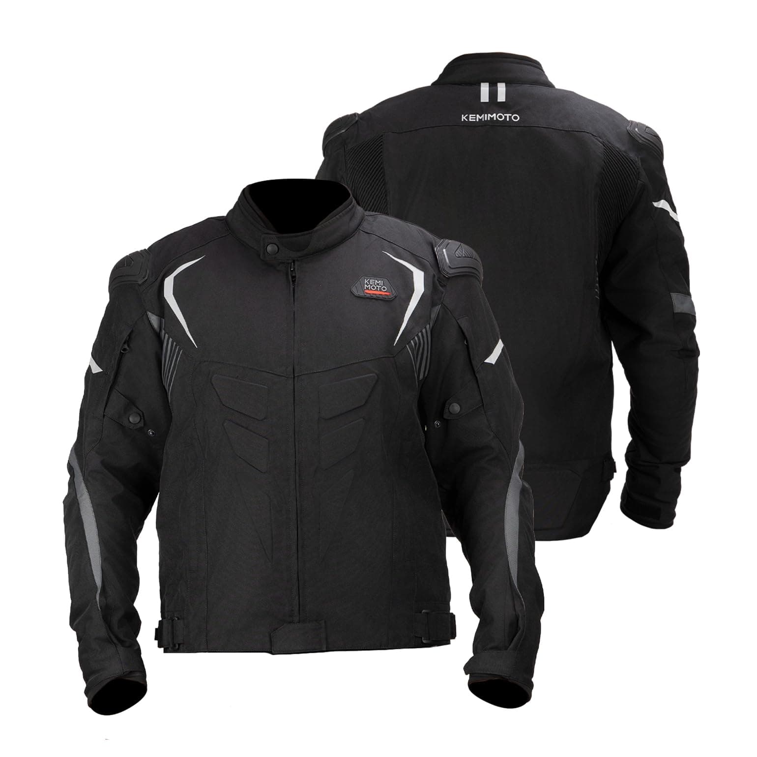 Motorcycle Jacket Men with CE 2 Armored All Protection Jacket All Season Motorbiker Jacket Windproof