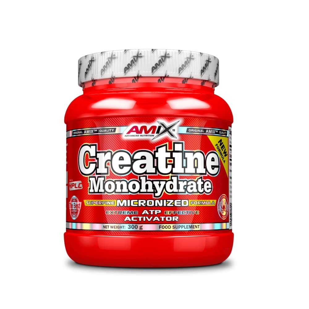 Creatine Monohydrate - 300 Grams - Dietary Supplement - Improves Physical Performance - Ideal for Athletes - 100% Micronized - Muscle Mass Protein