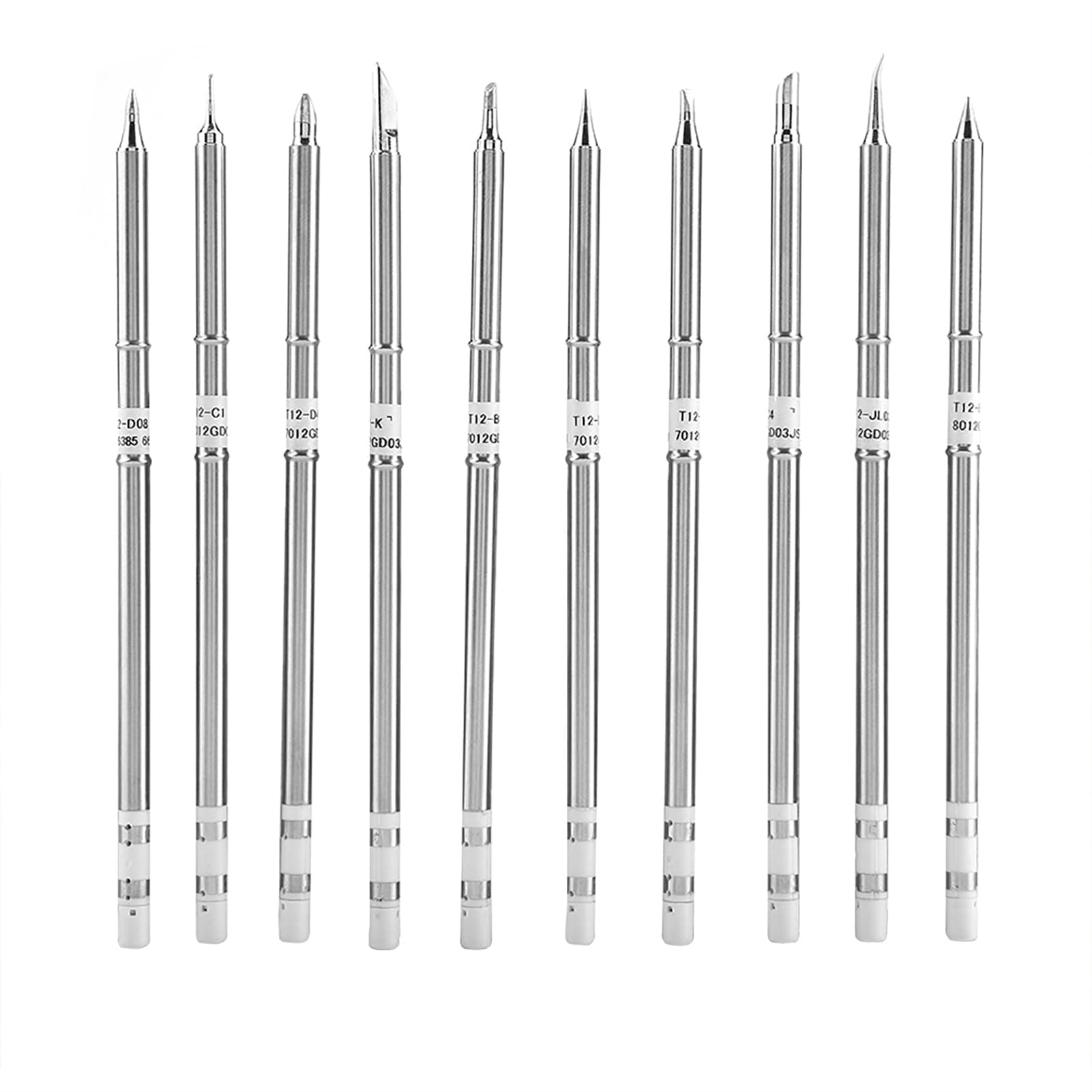 T12 Series Soldering Iron Tips Welding Tool Replacement Tips for FX-951 Rework Station(10PCS)