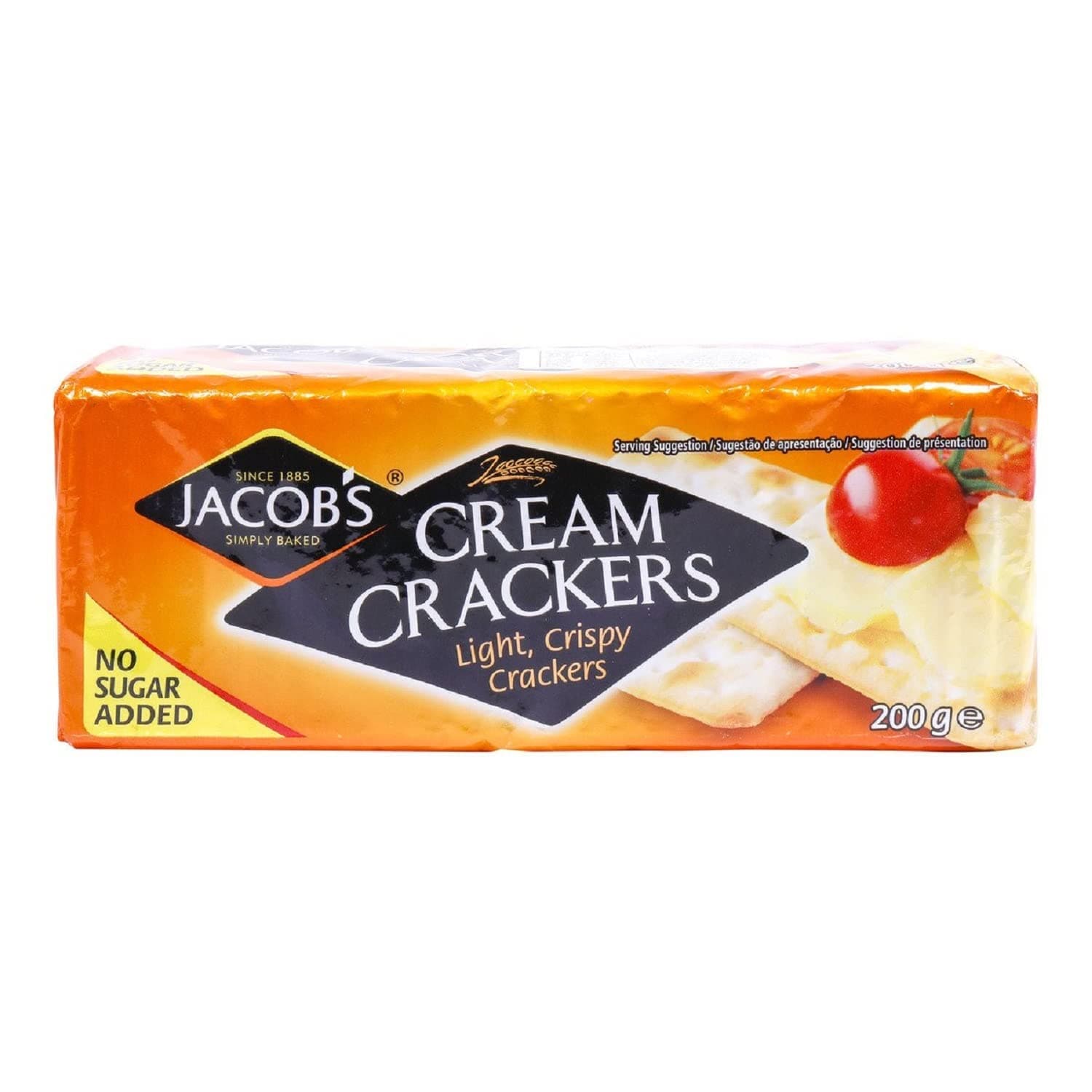 Jacob's Crackers, Cream,7.05oz, (pack of 2)