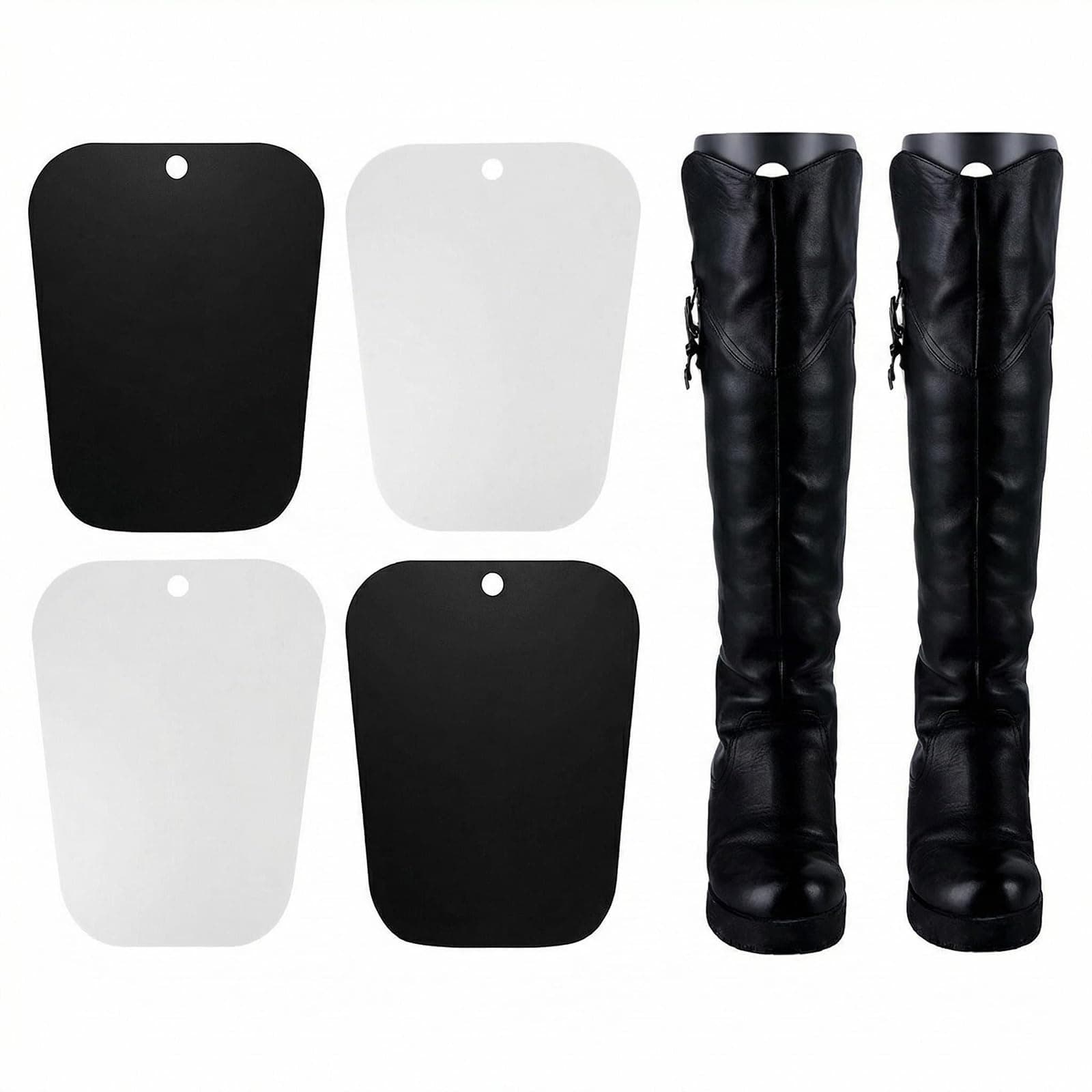 2Pair (4PCS) Boot Shaper Form Inserts Multifunction Thicken Support Shape Knee High Shoes Tree Boot Shaper Holder