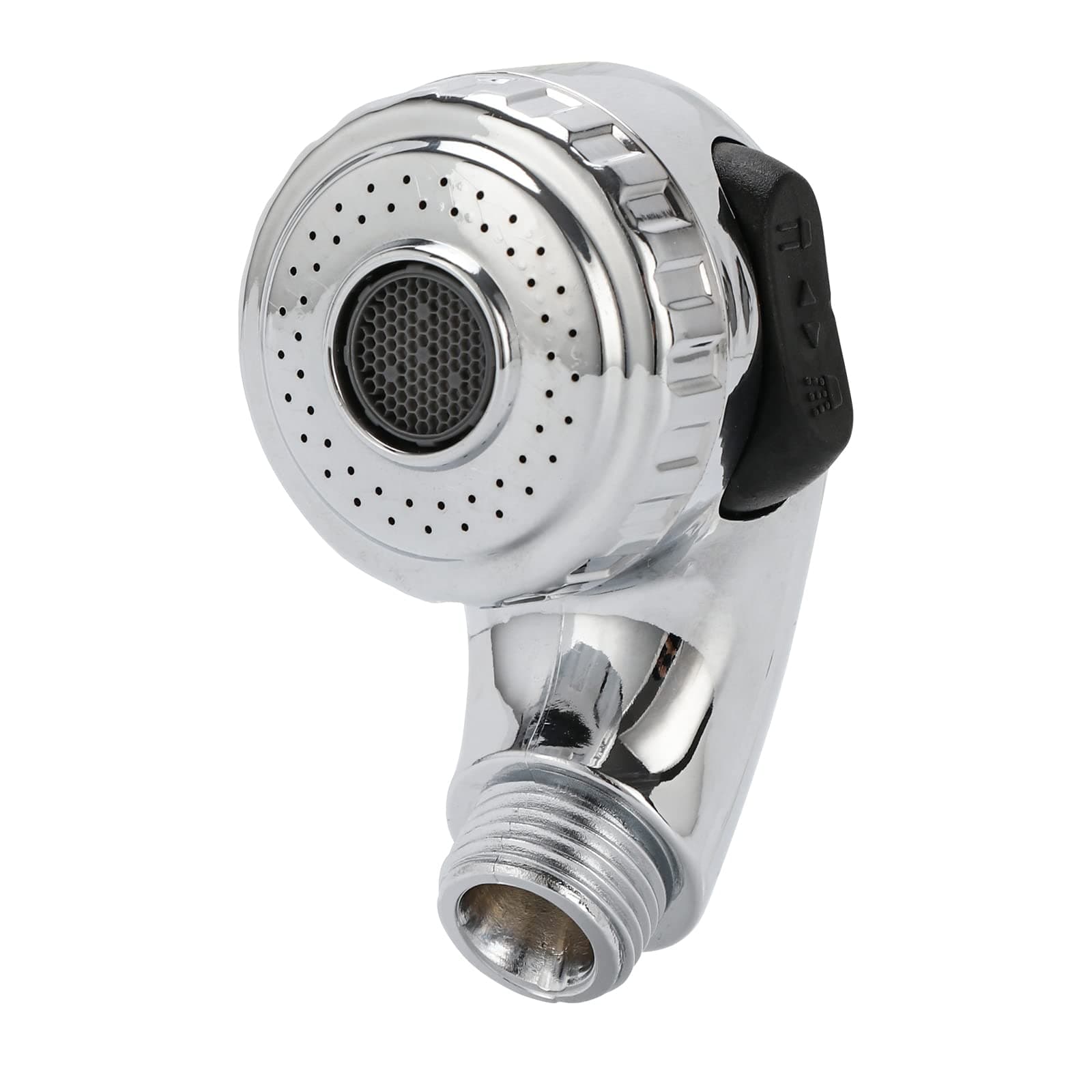 LukLoy 1 Pack Salon Shampoo Bowl Sprayer Head – Side Control 2-Mode Switch, High-Pressure Professional Standard G1/2 Handheld Faucet Sprayer Replacement for Salon Sink Hose, Spa & Pedicure Chairs