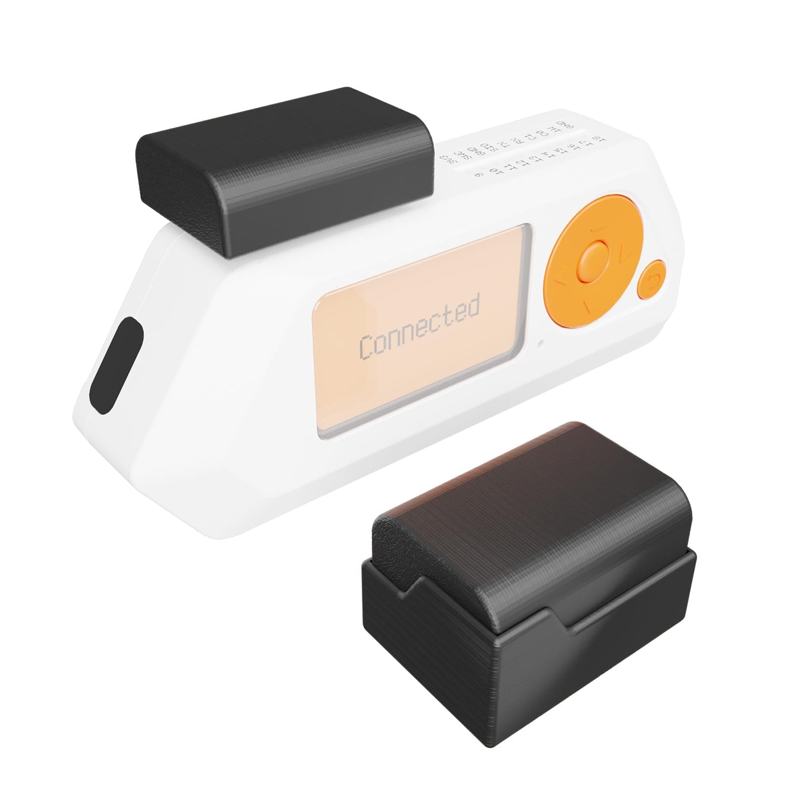 External CC1101 Antenna for Flipper Zero - Flipper Zero Module Accessories Multiboard (Hidden Atenna Version) - Black Set