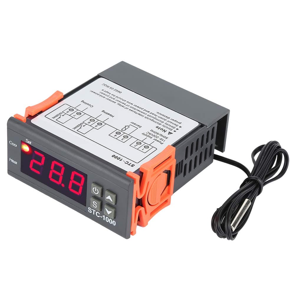 110-220V Digital Temperature Controller Electric Thermostat Control Temperature Sensor