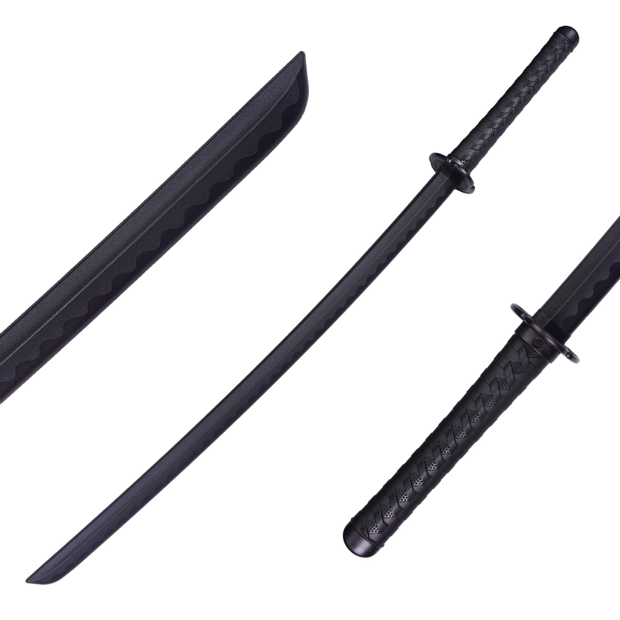 Polypropylene Katana Sword - Japanese Training Samurai Sword, Blunt Longsword, Martial Arts Practice Katana for Men Women and Childre, Cosplay Sword, Safe, Easy, Fun, Durable
