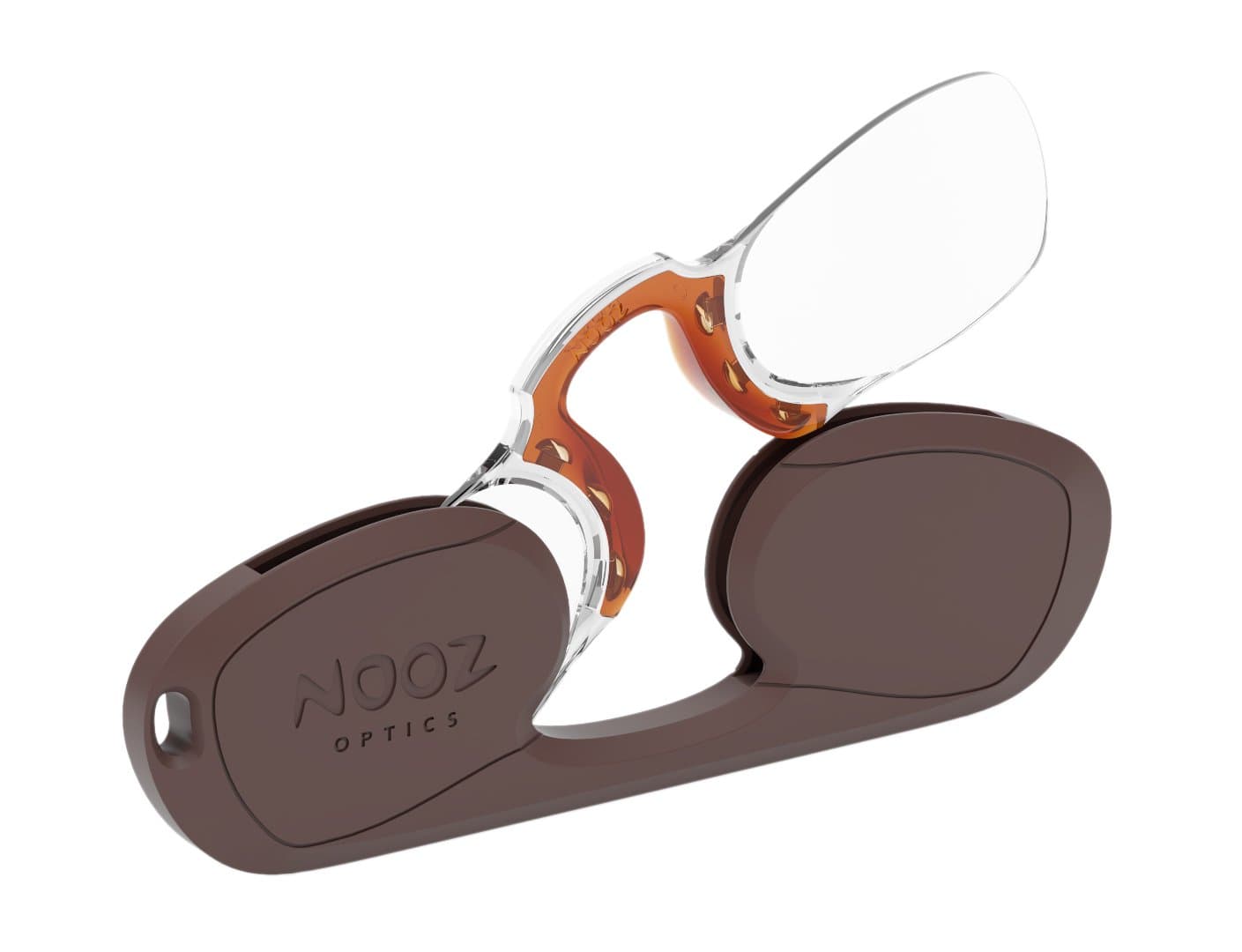 Nooz Optics – Rectangular Reading Glasses Unisex 6 Colours 5 Strengths - Brown -
