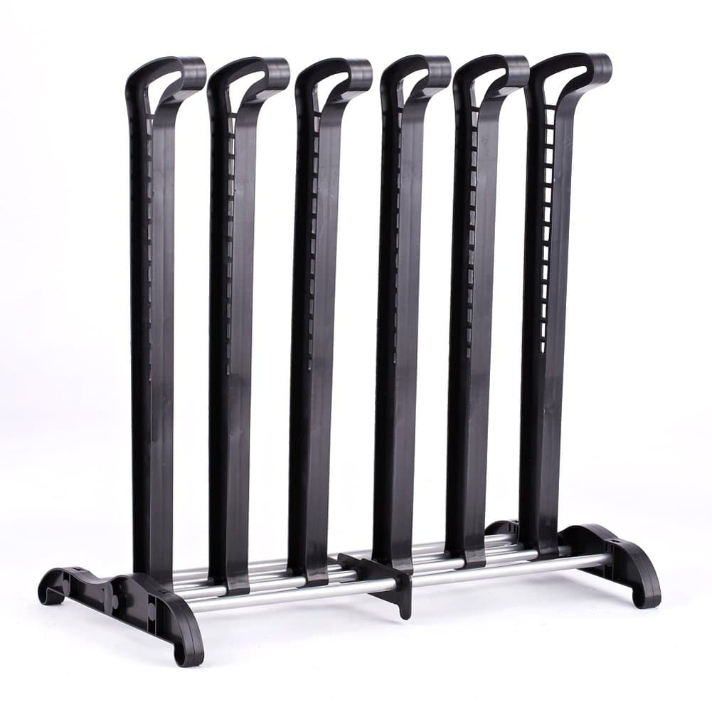 Honor Jojoba Welly Boot Rack for Long and Walking Boot Black 3 Pairs