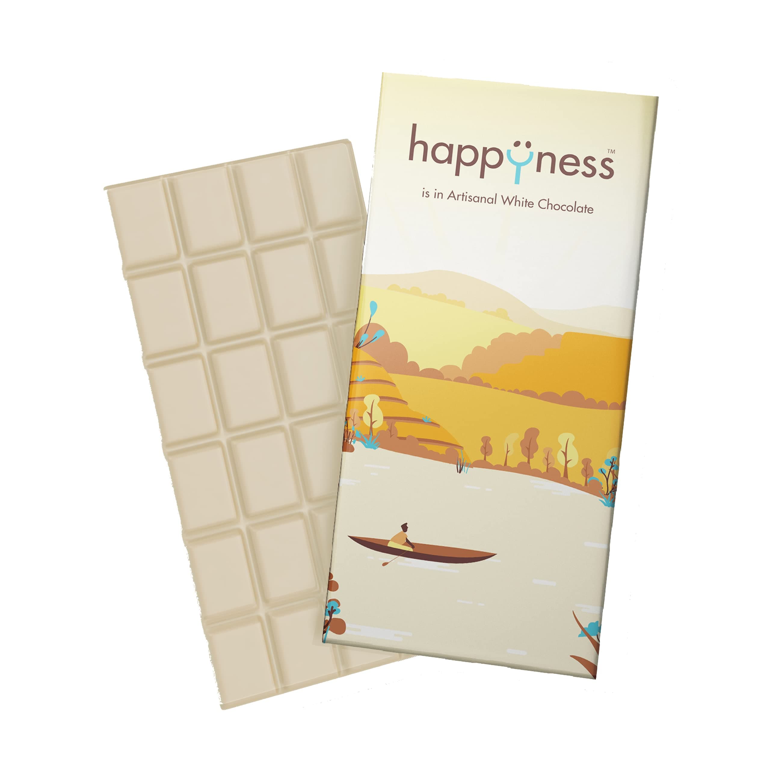 Happyness Artisanal White Chocolate Bar - 100 g