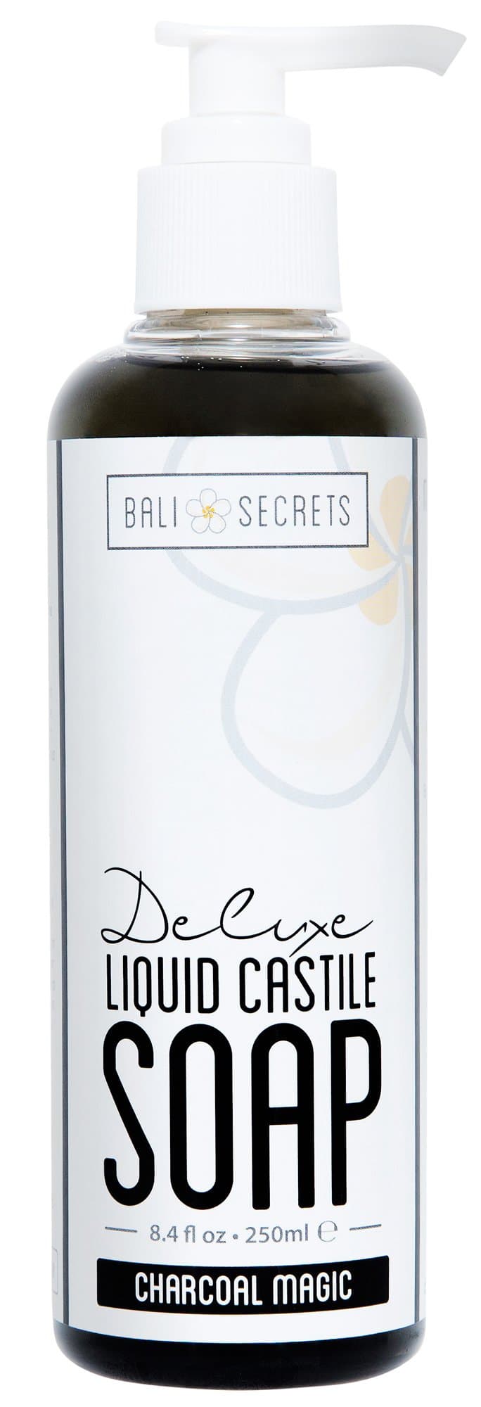 Deluxe Castile Black Soap - Charcoal Magic - Made with Premium Oils - All Natural - Vegan - Biodegradable - For Hand, Body & Face - Handcrafted in Small Batches
