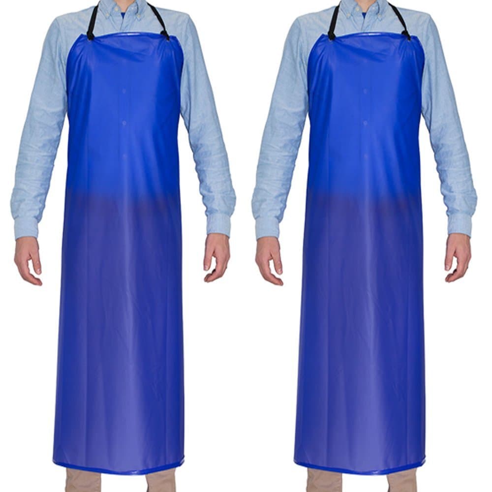 Two-Pack Multipurpose Vinyl Waterproof Aprons Durable, Reusable and EcoFriendly