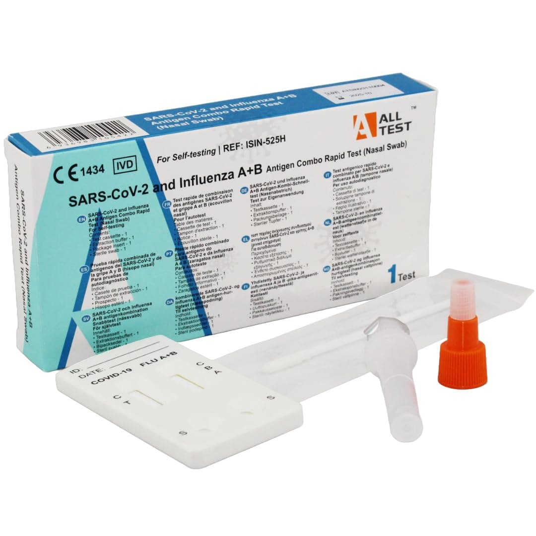 SARS-CoV-2 and Influenza A+B Antigen Combo Rapid Test (Nasal Swab)