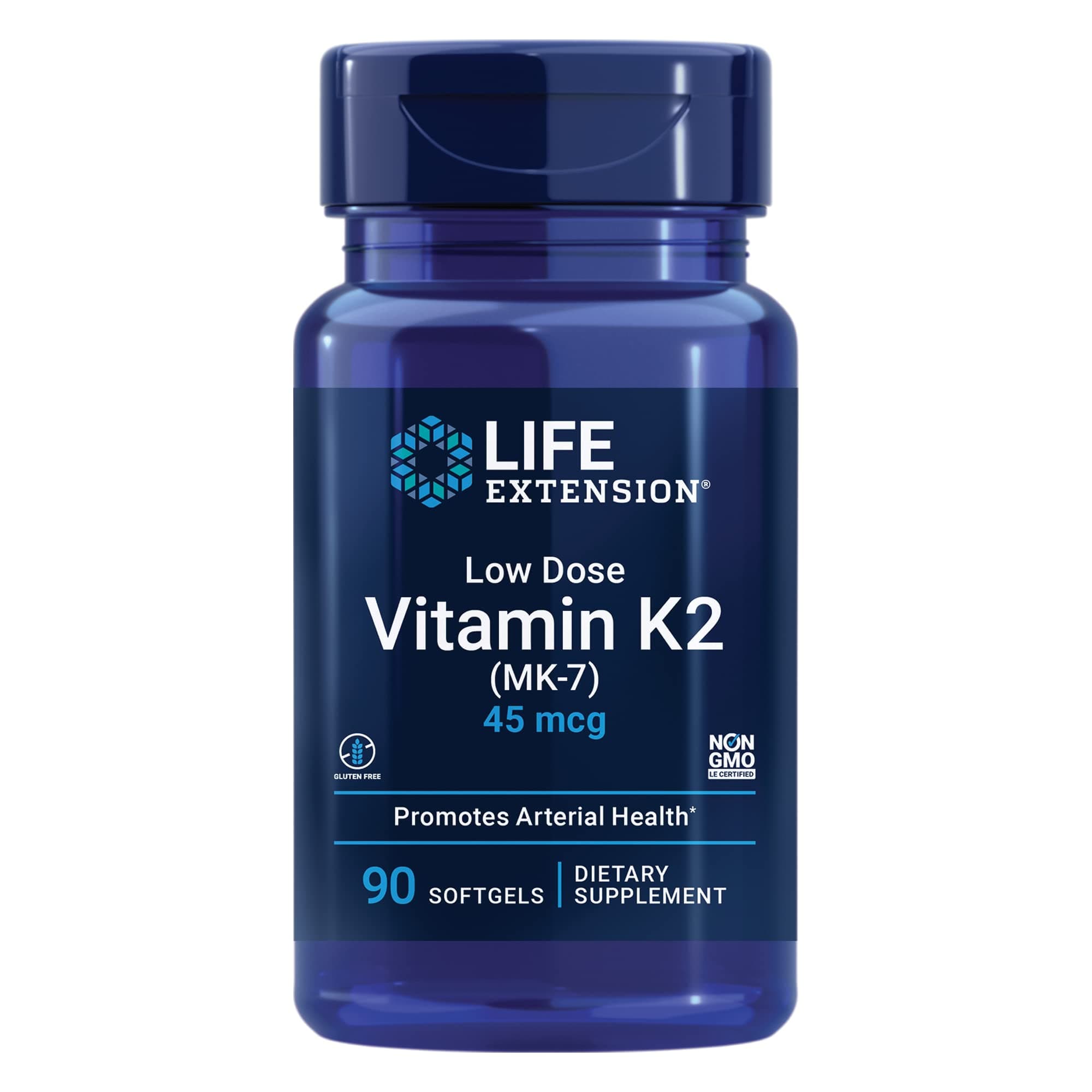 Life Extension Low-dose Vitamin K2 Softgels 90-Count