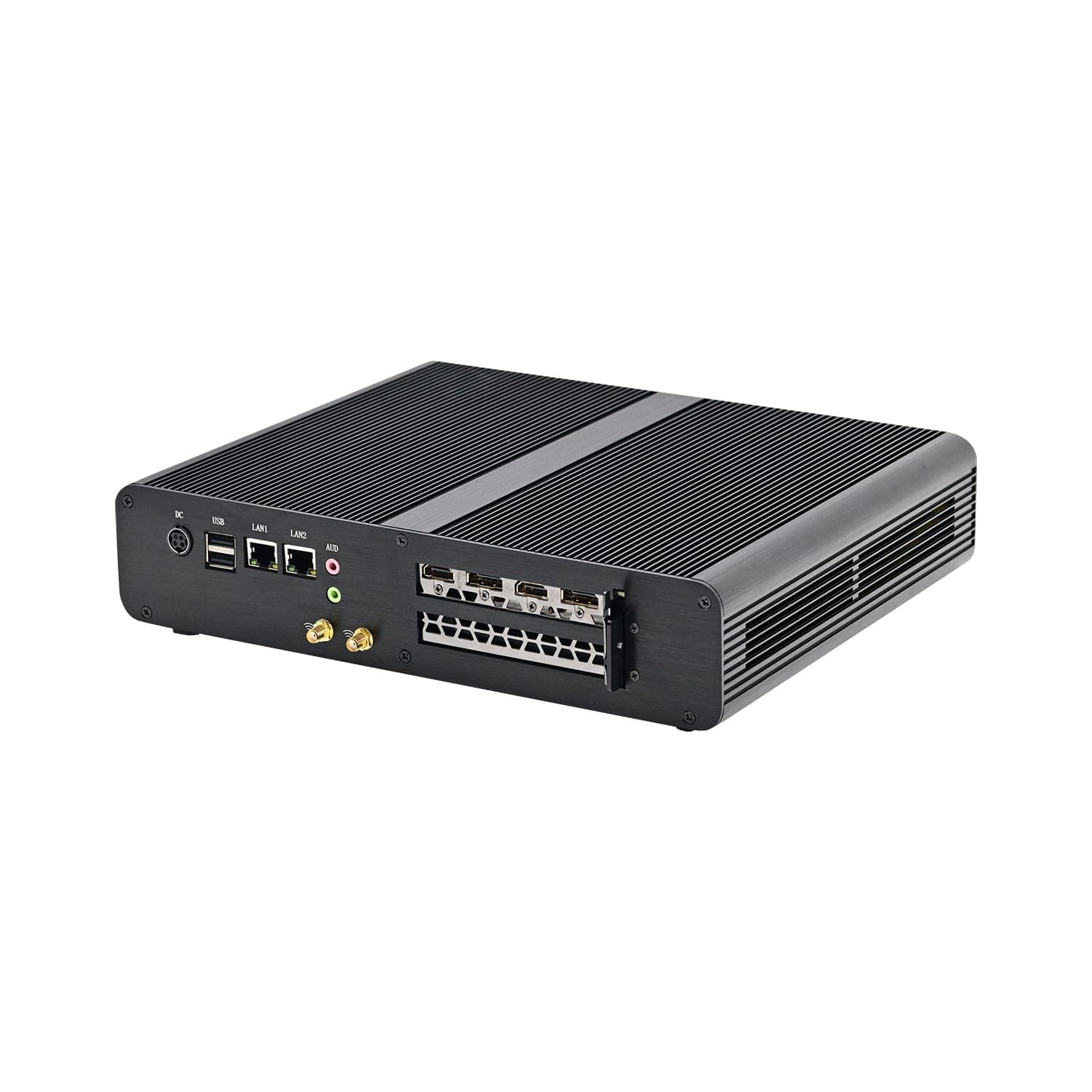 HUNSN8K Mini PC, Gaming Computer, HTPC, Kodi, Core I5 13600H, Windows 11 or Linux Ubuntu, BM33n, Wi-Fi 6, RTX4060 8G Graphic, HDMI, 3 x DP, Full-featured Type-C, 2 x LAN, 64G RAM, 1TB M.2 SSD