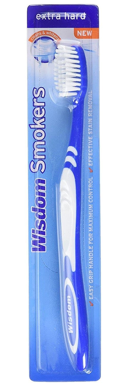 Wisdom Smokers Extra Hard Brush Toothbrush