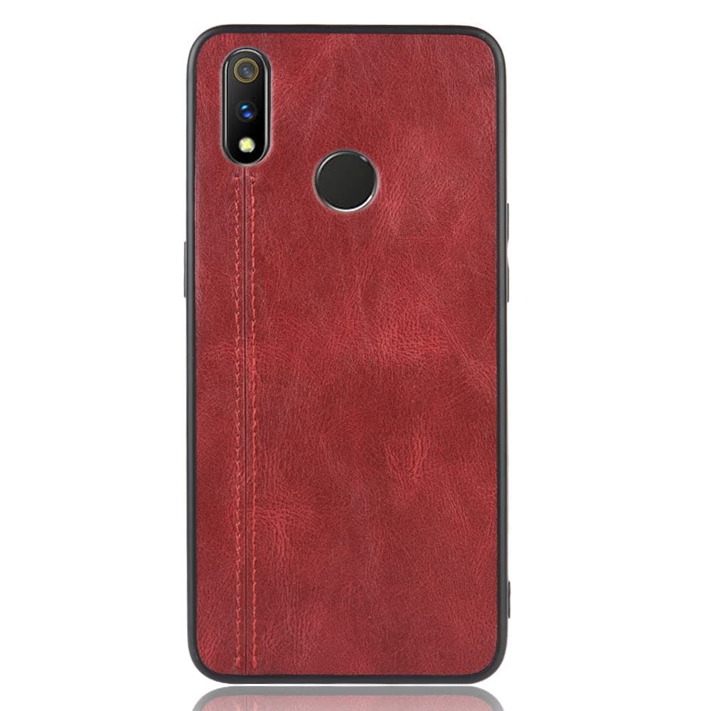 Phone Case for Realme 3 Pro/Realme X, Case for Realme 3 Pro/Realme X Cow-Like PU Leather Style Protector Cover, Non-Slip Shockproof Cover for Realme 3 Pro/Realme X Case