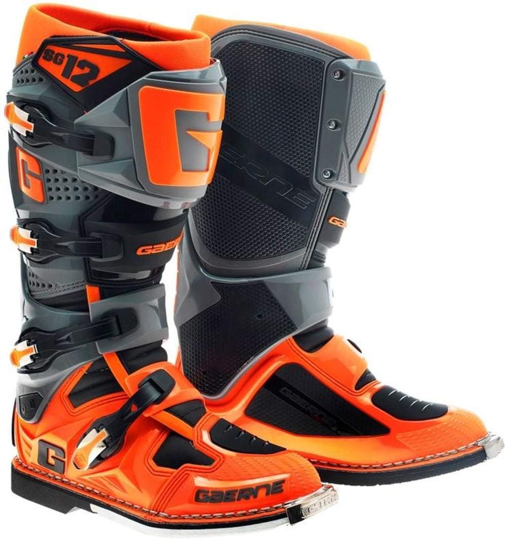 Gaerne SG-12 Boots (Gray/Orange, 10)
