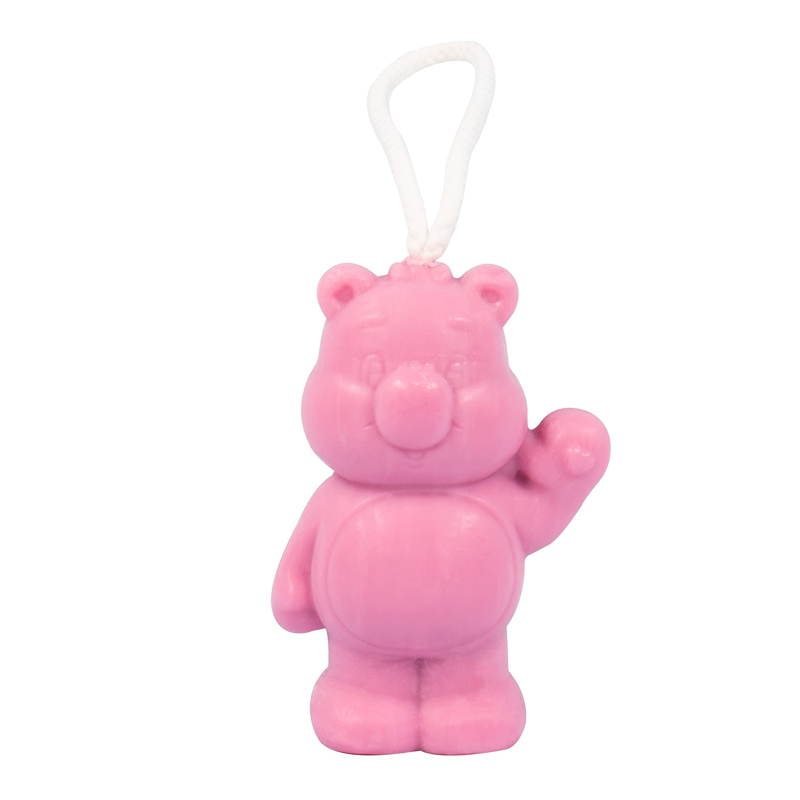 Care Bears Soap-on-a-Rope. Cheer Bear Shaped Soap. Officially Licensed Care Bears Merchandise.