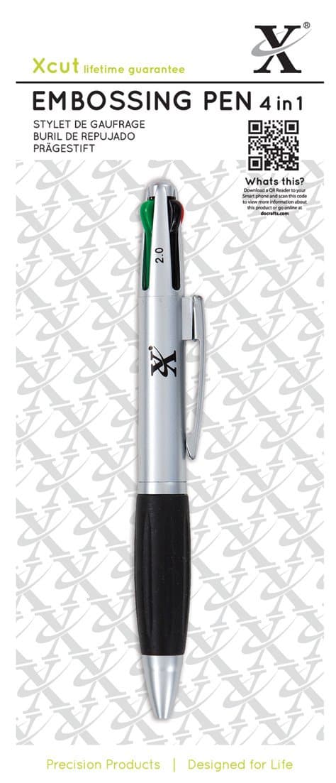 Xcut 4 In 1 Embossing Pen Craft Tool, Emboss Handwriting, Drawings Make Intricate Designs, Accessories Supplies For Craft