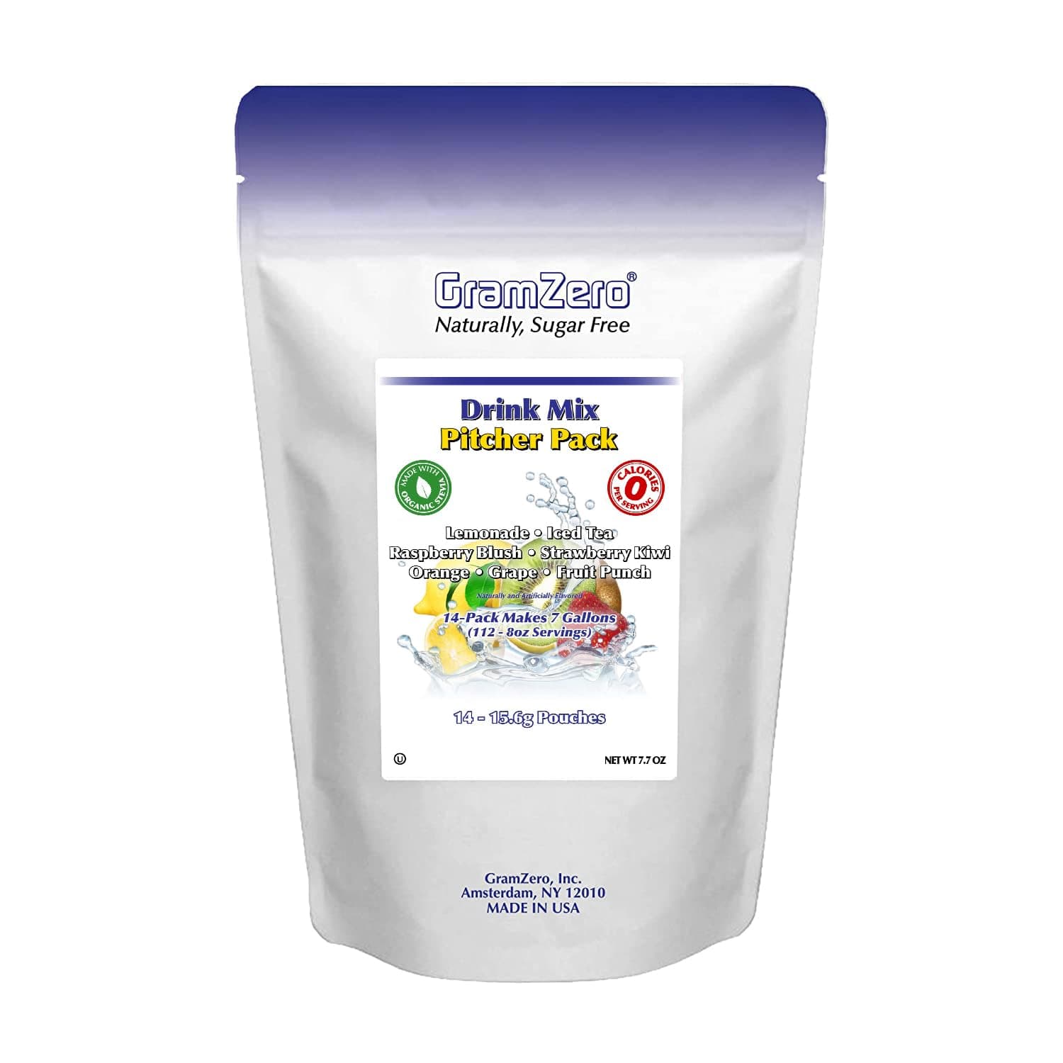 Variety, Sugar Free Drink Mix, Pitcher Pack, Great For Nutrition Club Loaded Tea, Zero Calorie, Stevia Sweetened