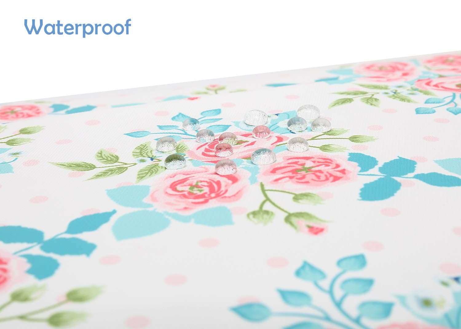 Canvaslove Rosa Pattern Waterproof Corner and Bottom Rebound Bubble Cushioned Laptop Sleeve Case With Handle and Pockets for Macbook Pro Air 13 inch Surface Laptop Book 13.5 inch and 13.3 inch Laptop