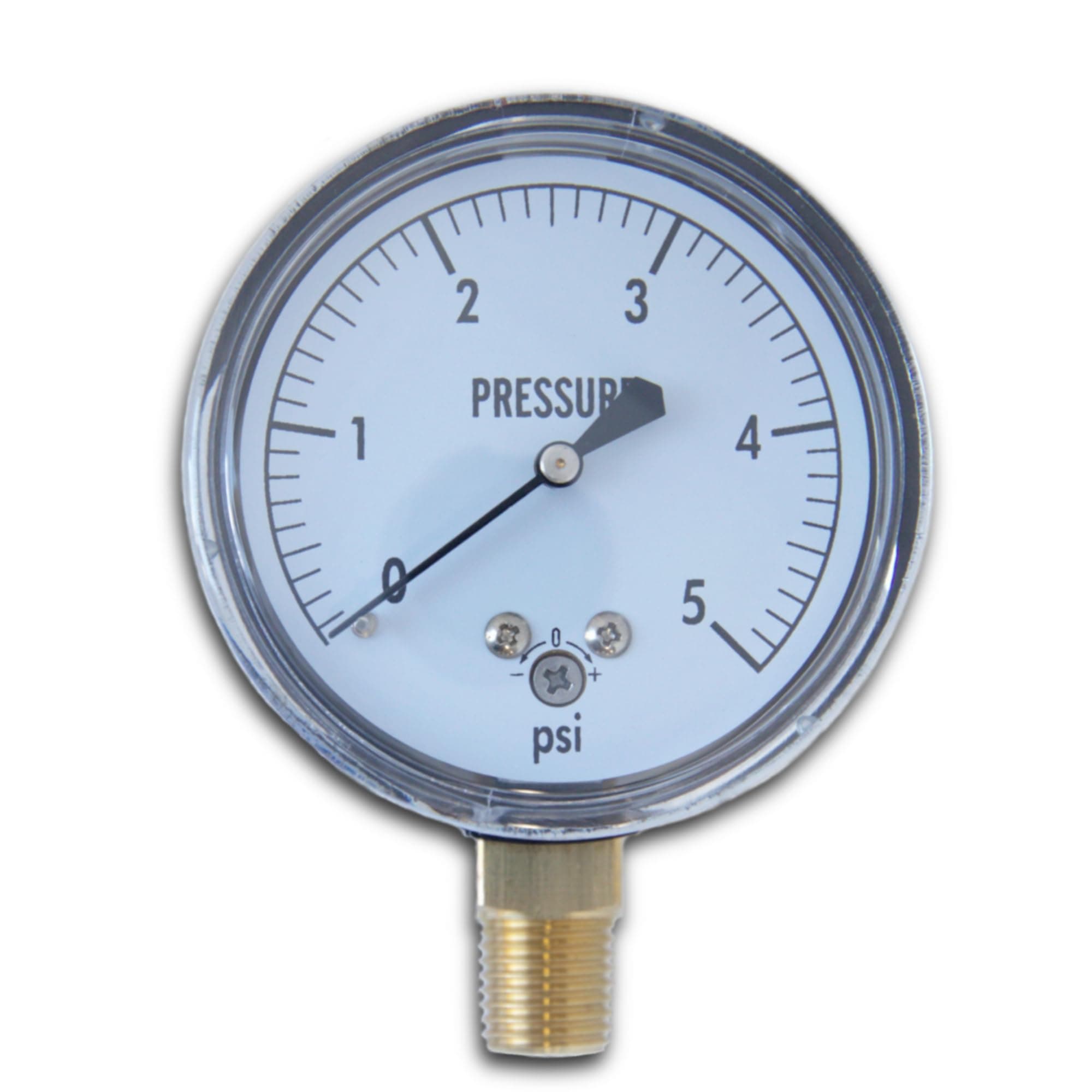 KC25-5# Low Pressure Gauge 5 PSI