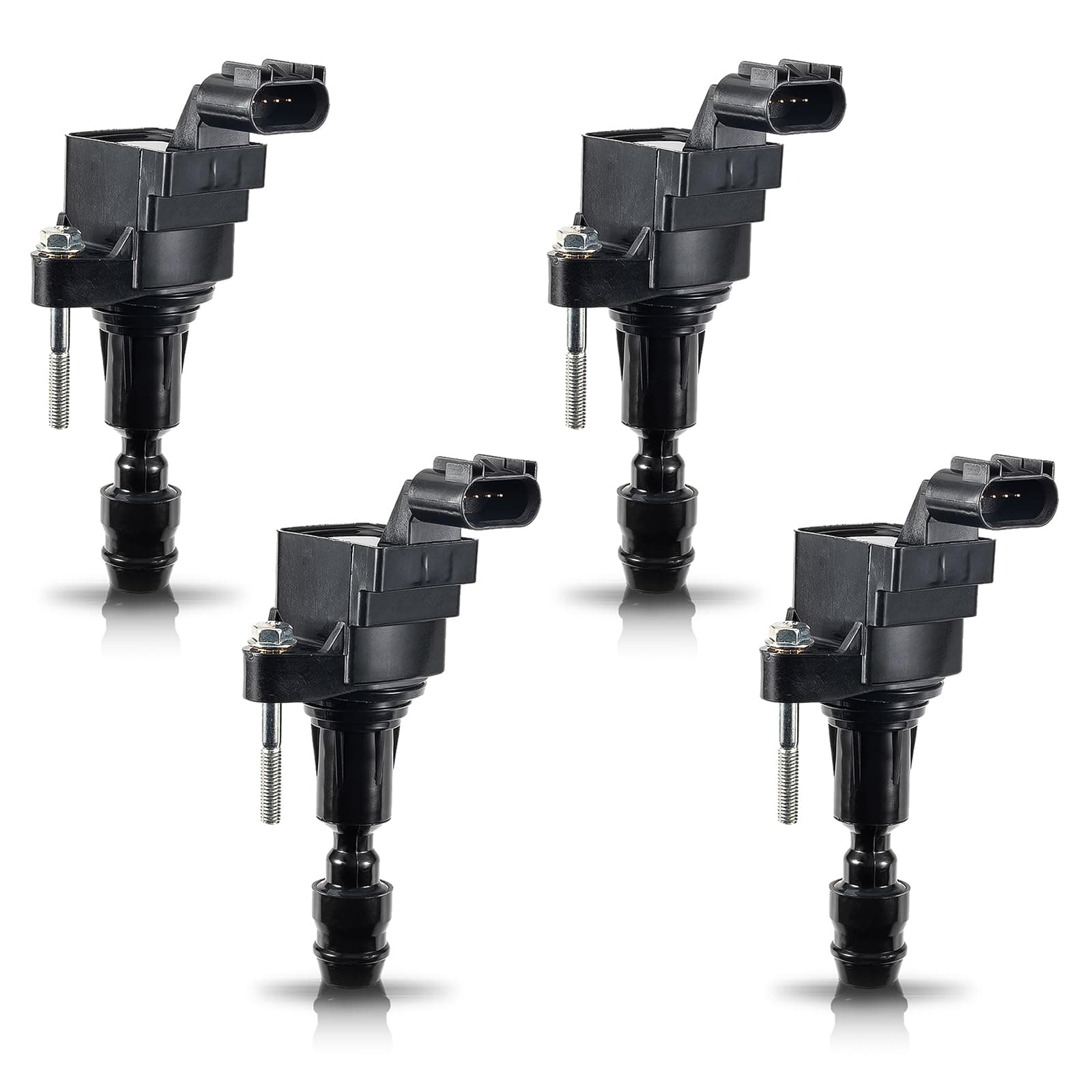 ENA Set of 4 Ignition Coils Compatible with 2006-2017 Chevy Malibu HHR Cobalt Equinox GMC Terrain Pontiac G6 Buick Regal Lacrosse Verano Saturn 2.4L 2.2L 2.0L 12638824 12578224 D522C