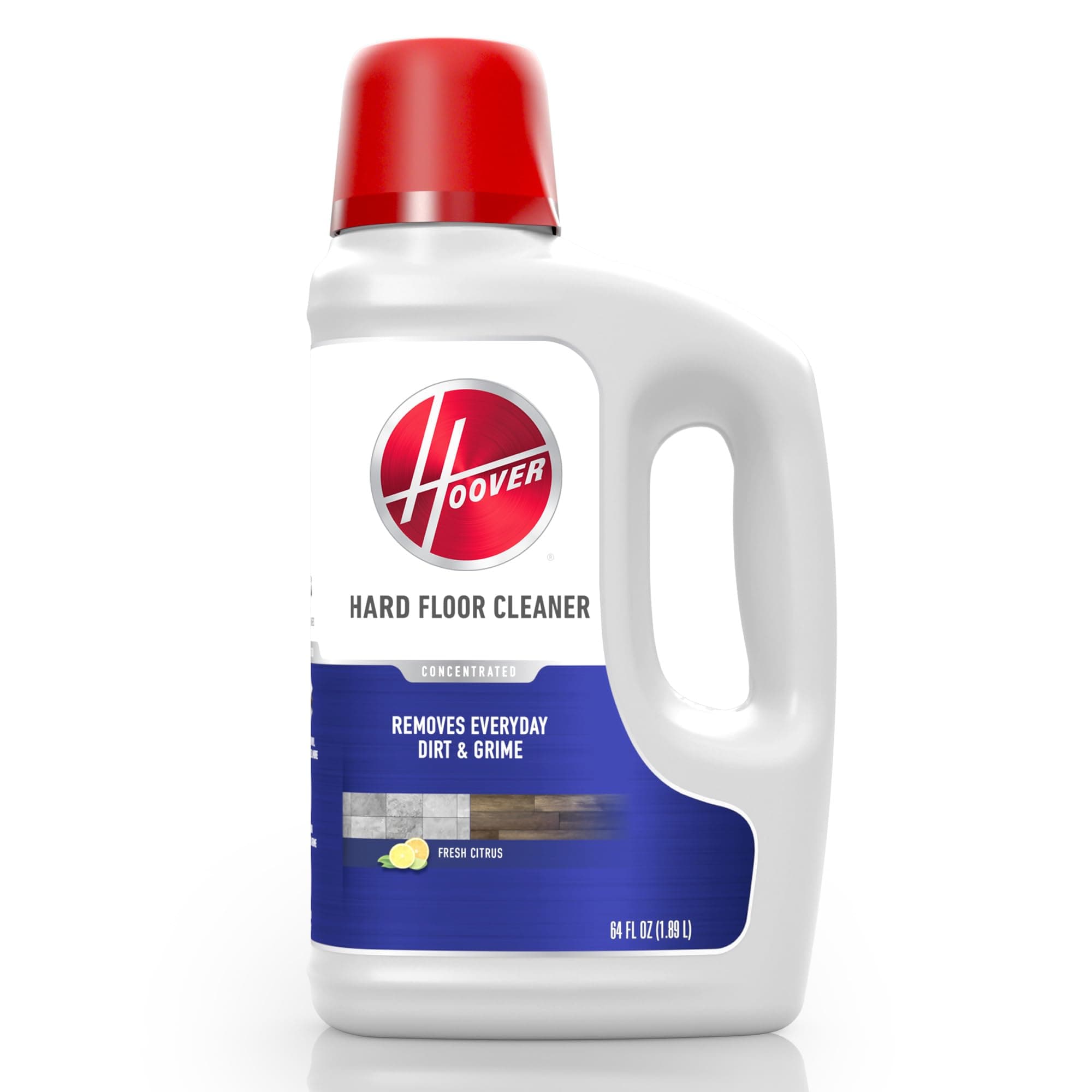 Hard Floor Cleaner, Concentrated Cleaning Solution for Hard Floor Machines, 64 oz, AH31450