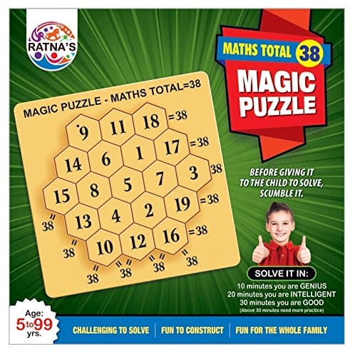 Ratnas Magic Puzzle Maths Total 38