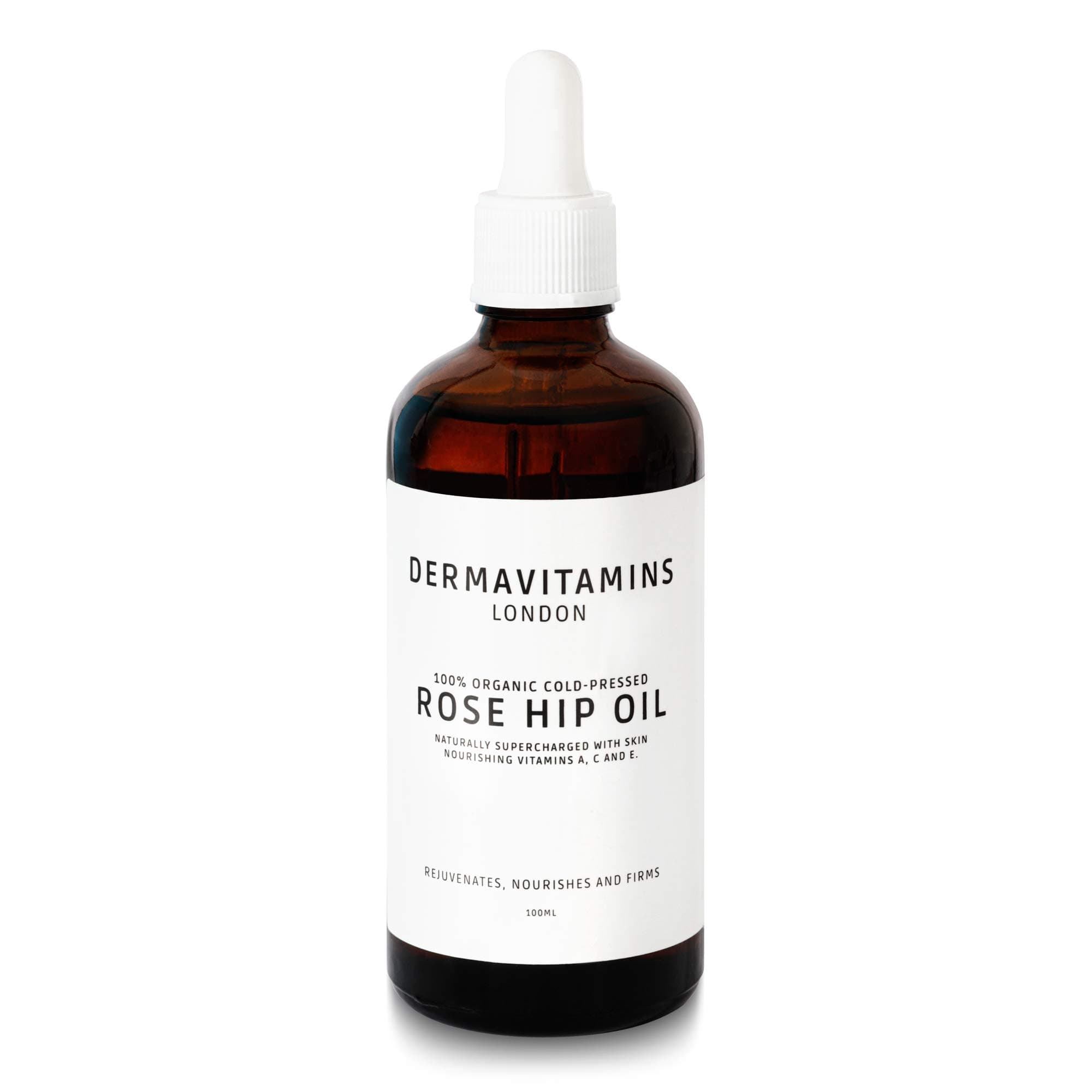 100% Organic Cold-Pressed Rose Hip Oil (100ml)