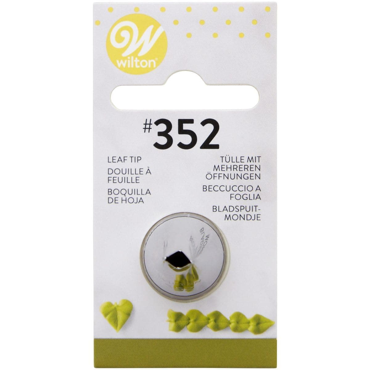 Wilton 352 Carded Leaf Tip, Steel