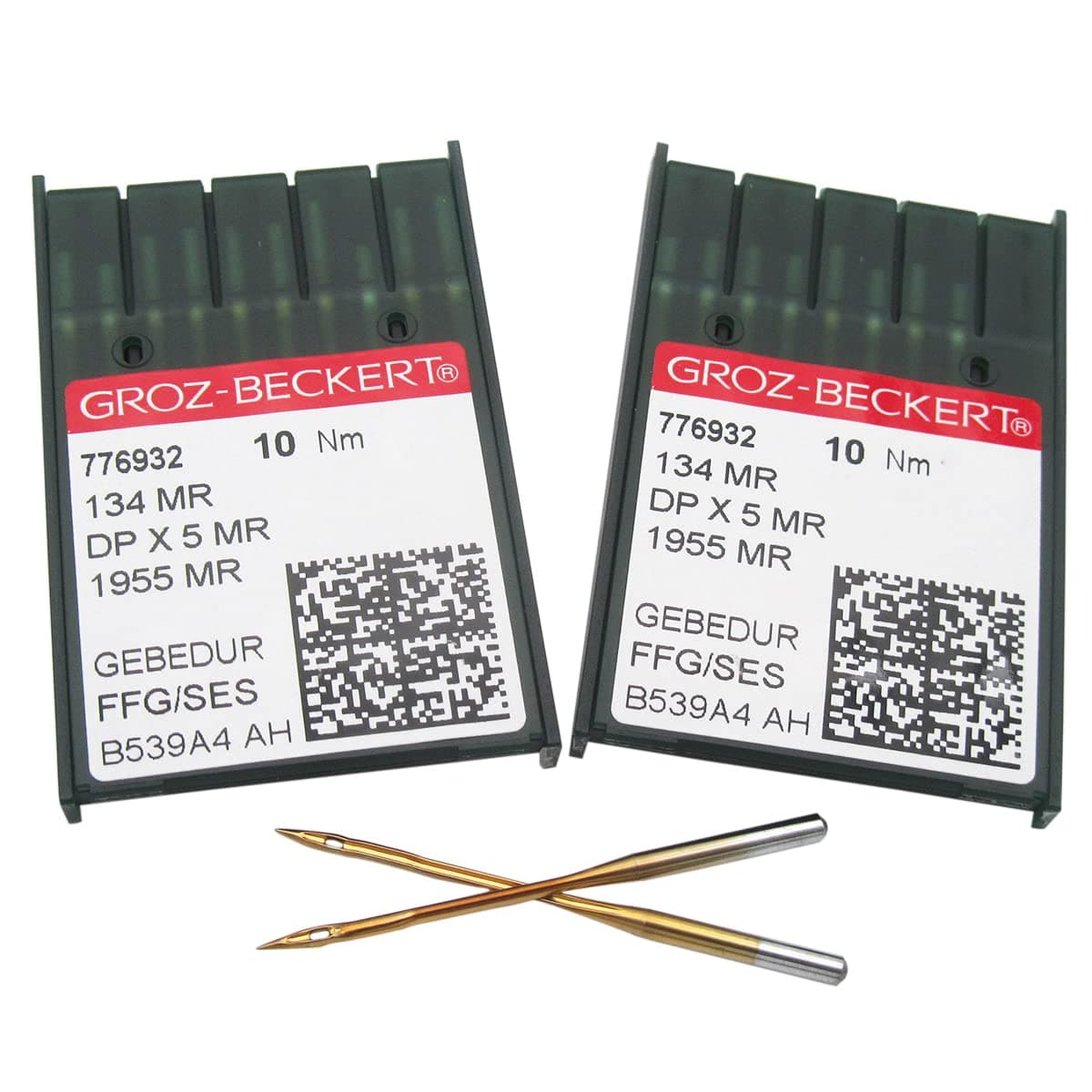 GROZ-BECKERT Needle in CKPSMS Clear Plastic Box-20 Groz Beckert 134MR 1955MR DPX5MR Long-Arm Quilting Machine Needles (20PCS Groz-Beckert-134MR 18/110)