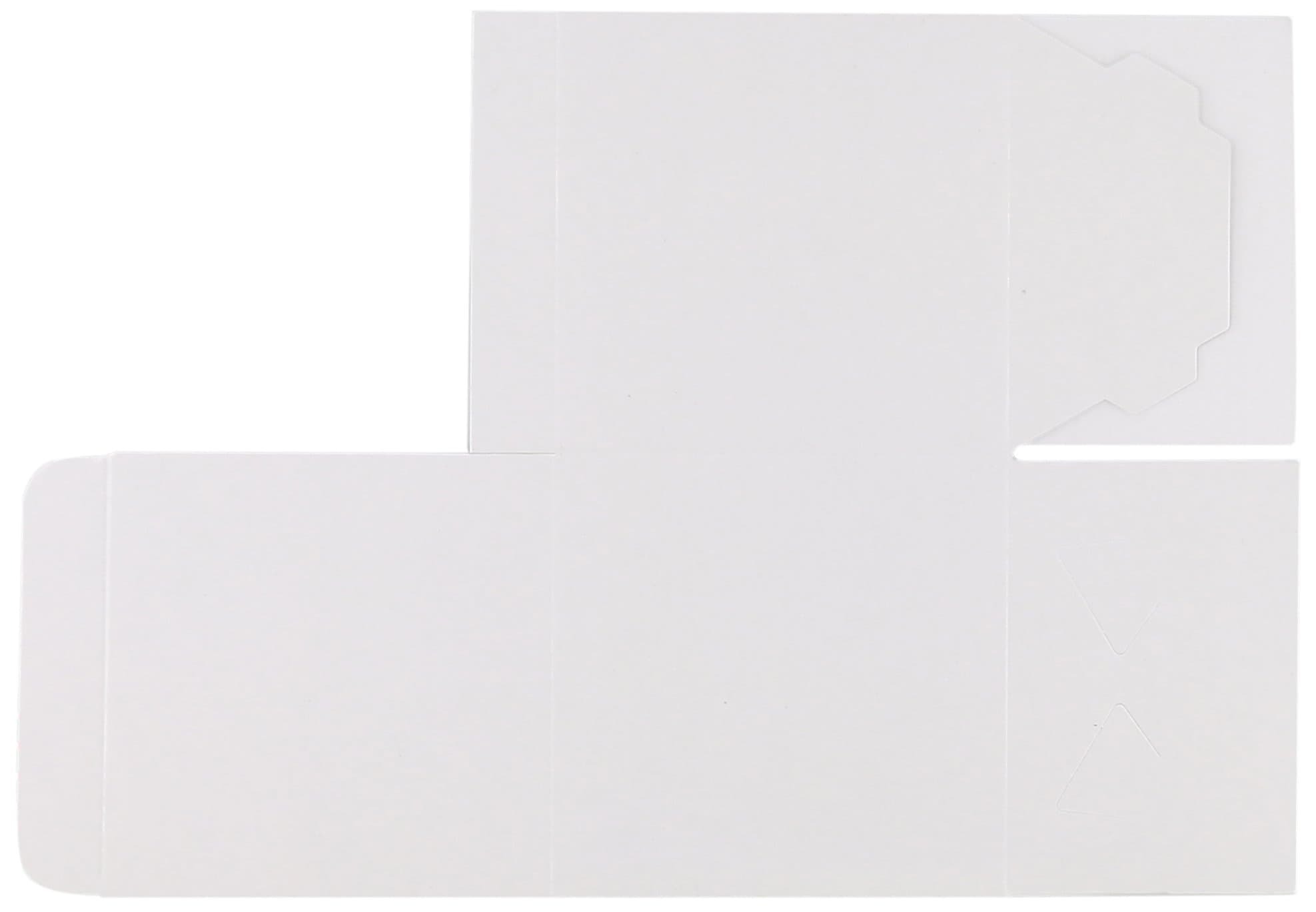 White Wedding Favor Candy Gift Boxes 4x4x4" 25 Boxes